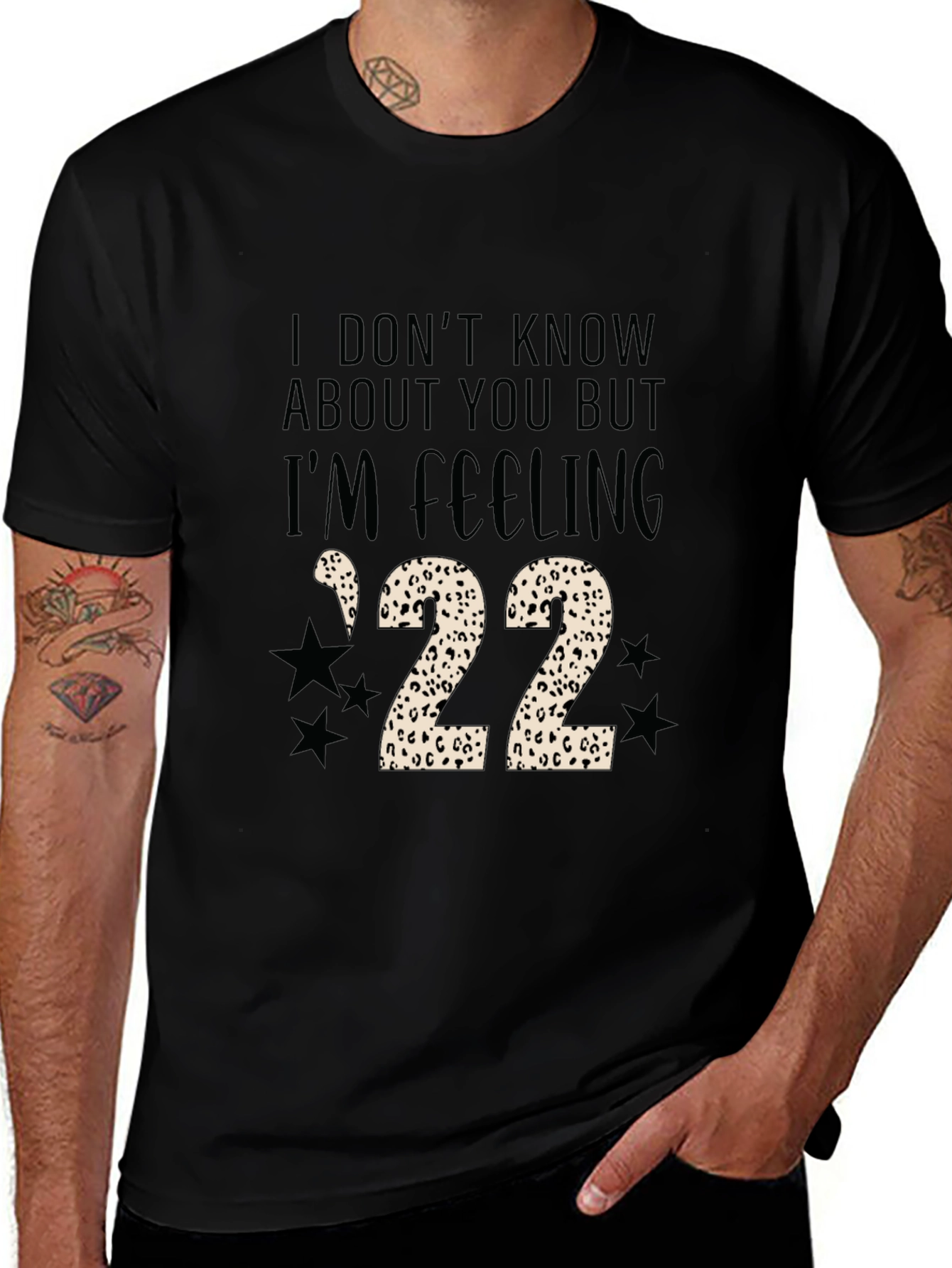 Variant 25 of Feeling '22 Leopard Print T-Shirt