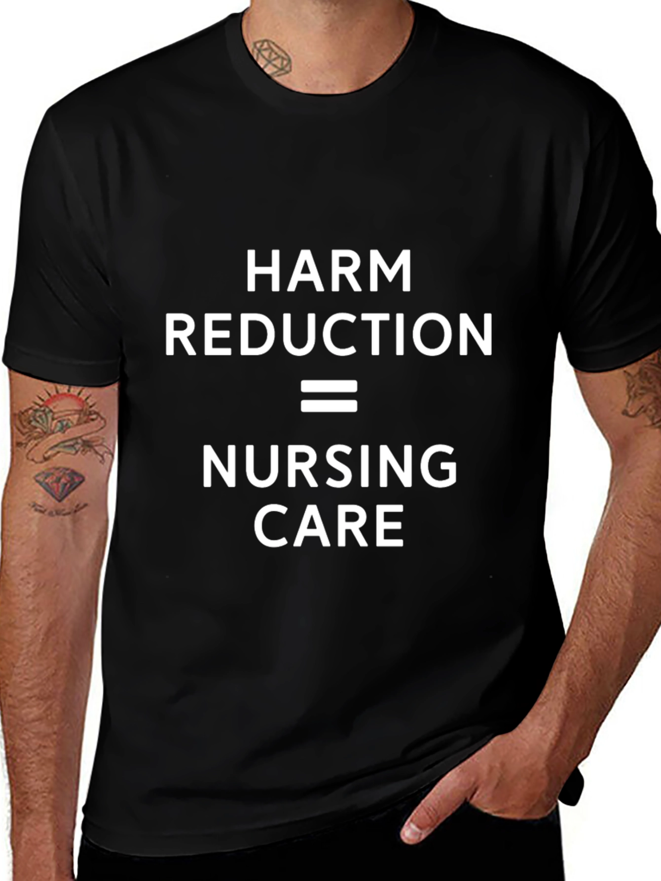Variant 26 of Harm Reduction = Nursing Care T-Shirt