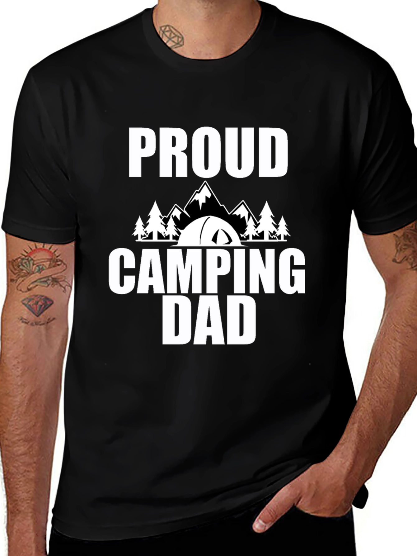 Variant 6 of Proud Camping Dad T-Shirt