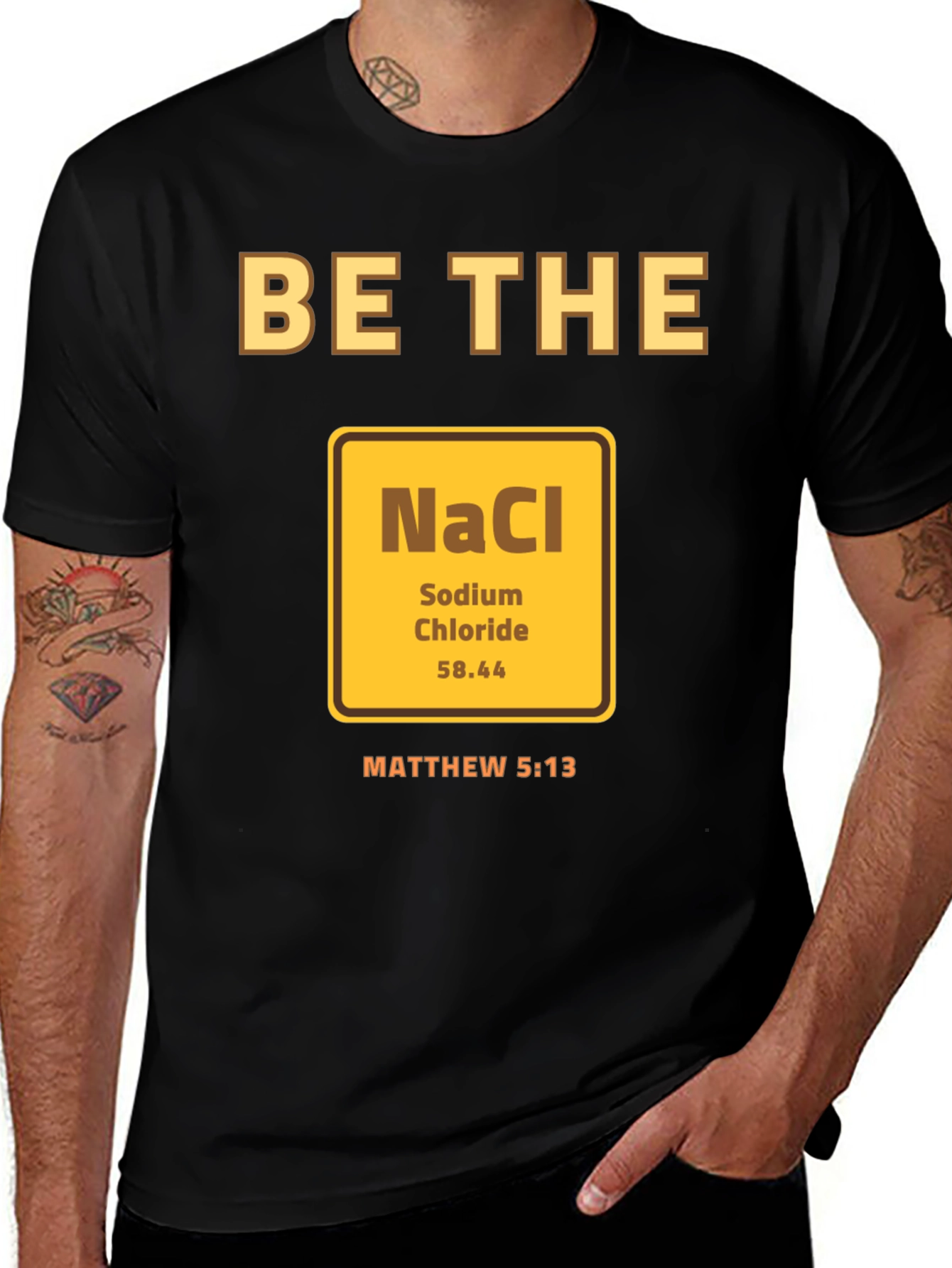 Be the Salt: Christian Sodium Chloride T-Shirt
