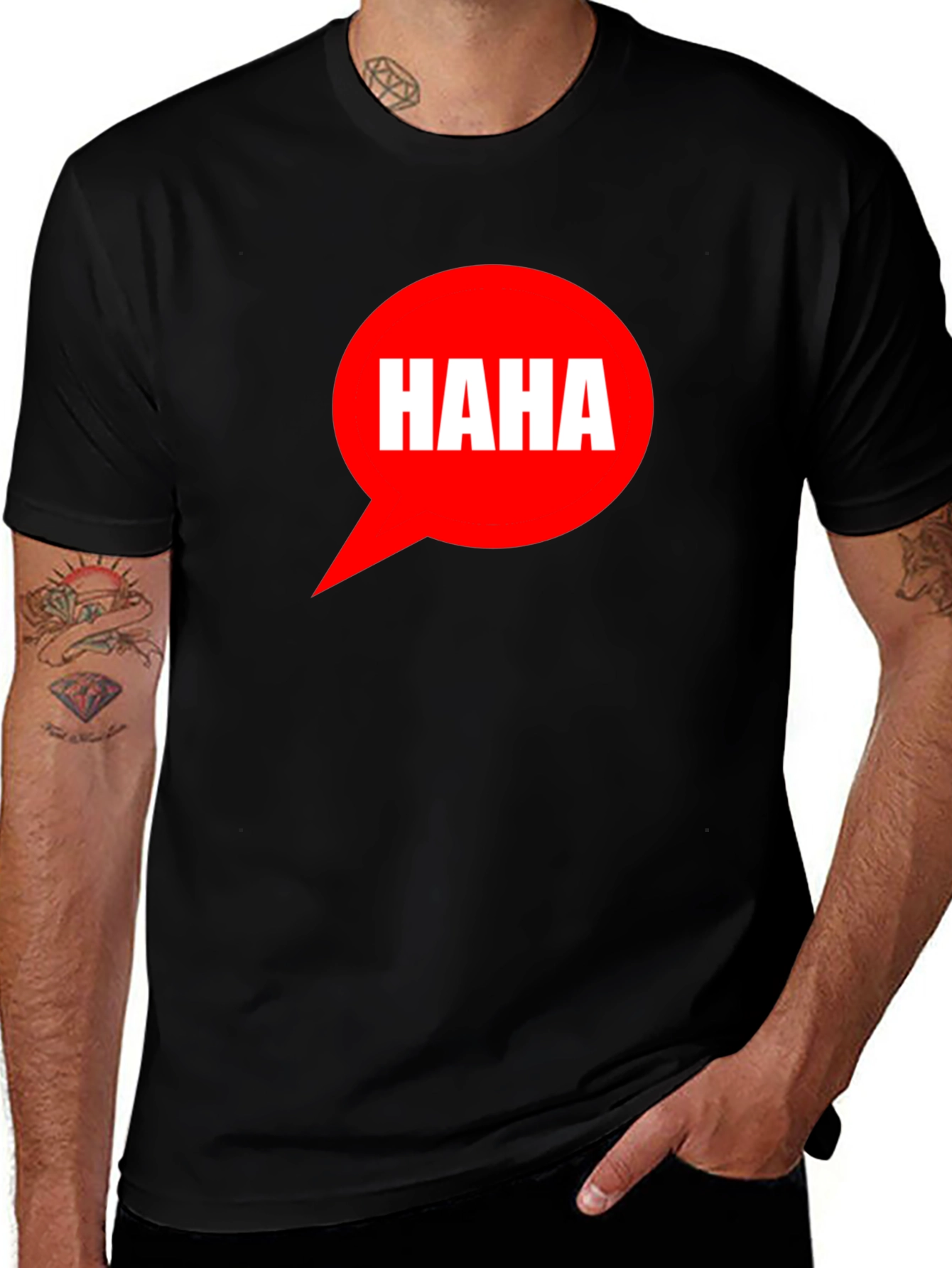 Variant 25 of Haha Speech Bubble T-Shirt