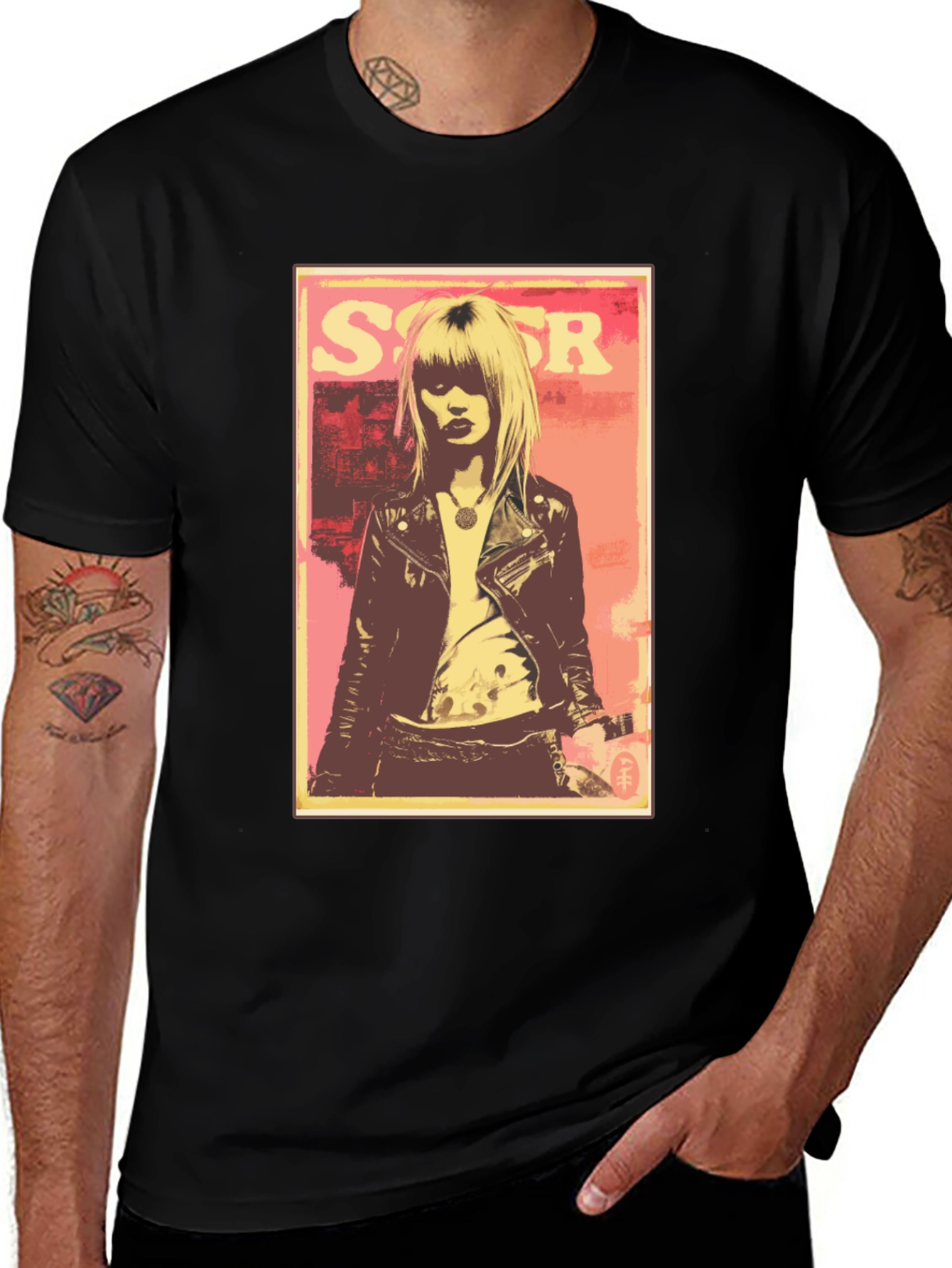 Variant 21 of Cool Graphic Tee - Rocker Chic