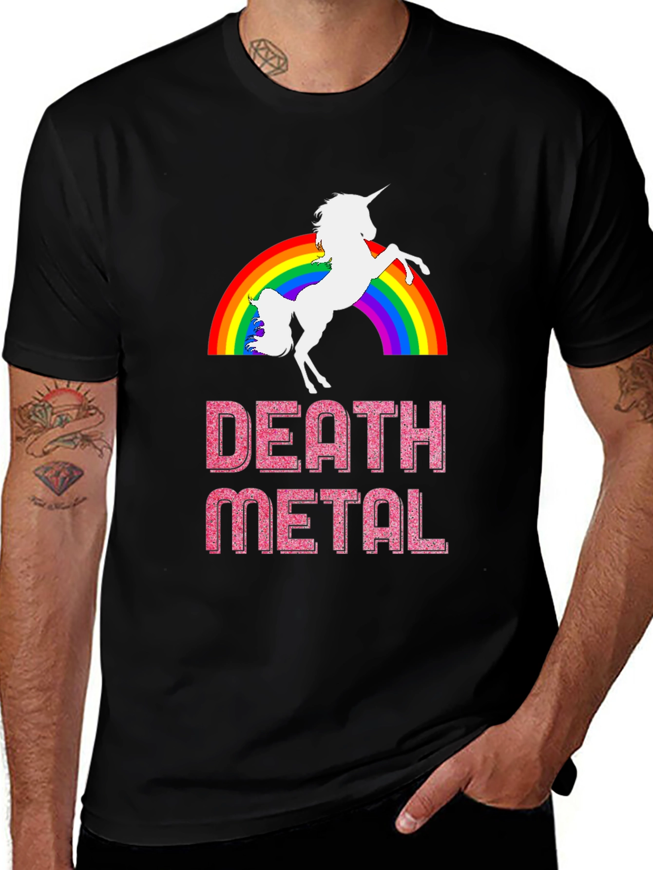 Variant 24 of Death Metal Unicorn T-Shirt