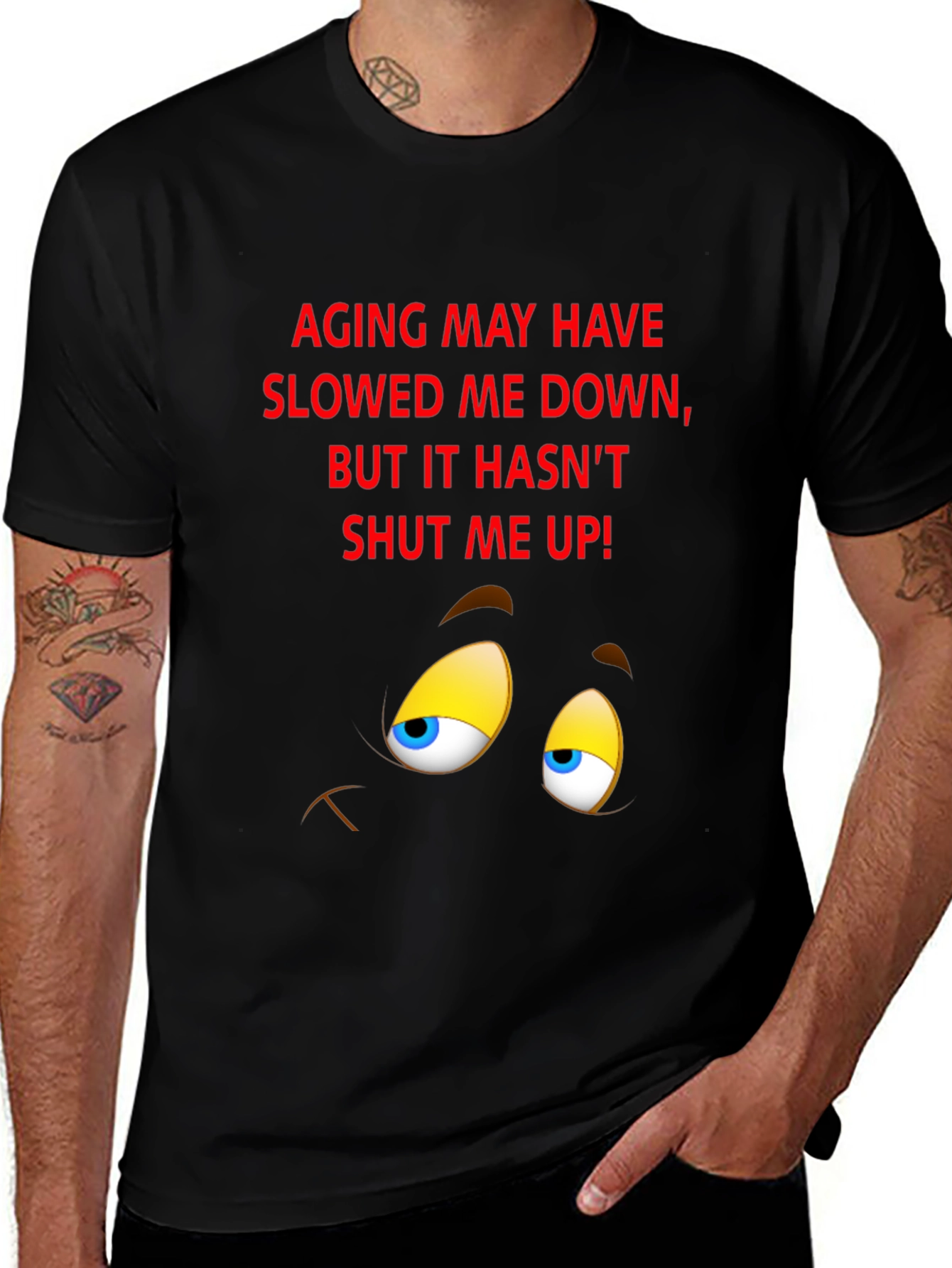 Variant 6 of Aging Funny Graphic T-Shirt
