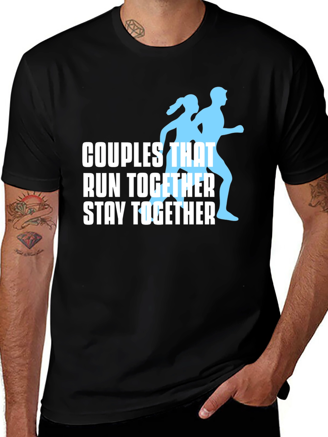Variant 4 of Couples Run Together T-Shirt