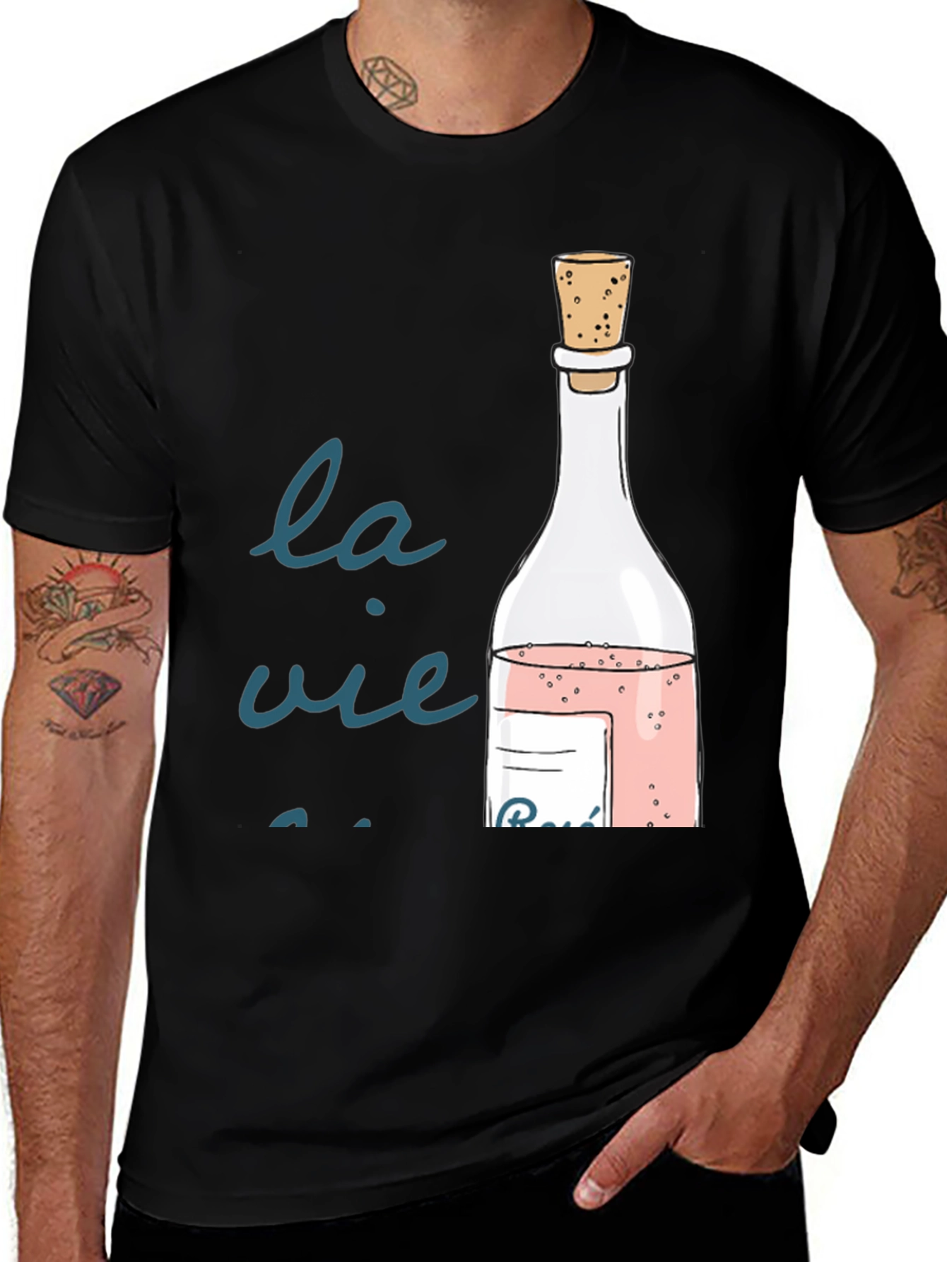 La Vie en Rosé T-Shirt - Wine Lover Tee