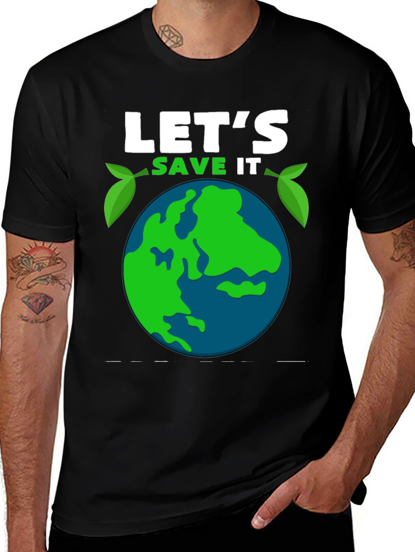 Save the Earth Graphic Tee - Eco-Friendly T-Shirt