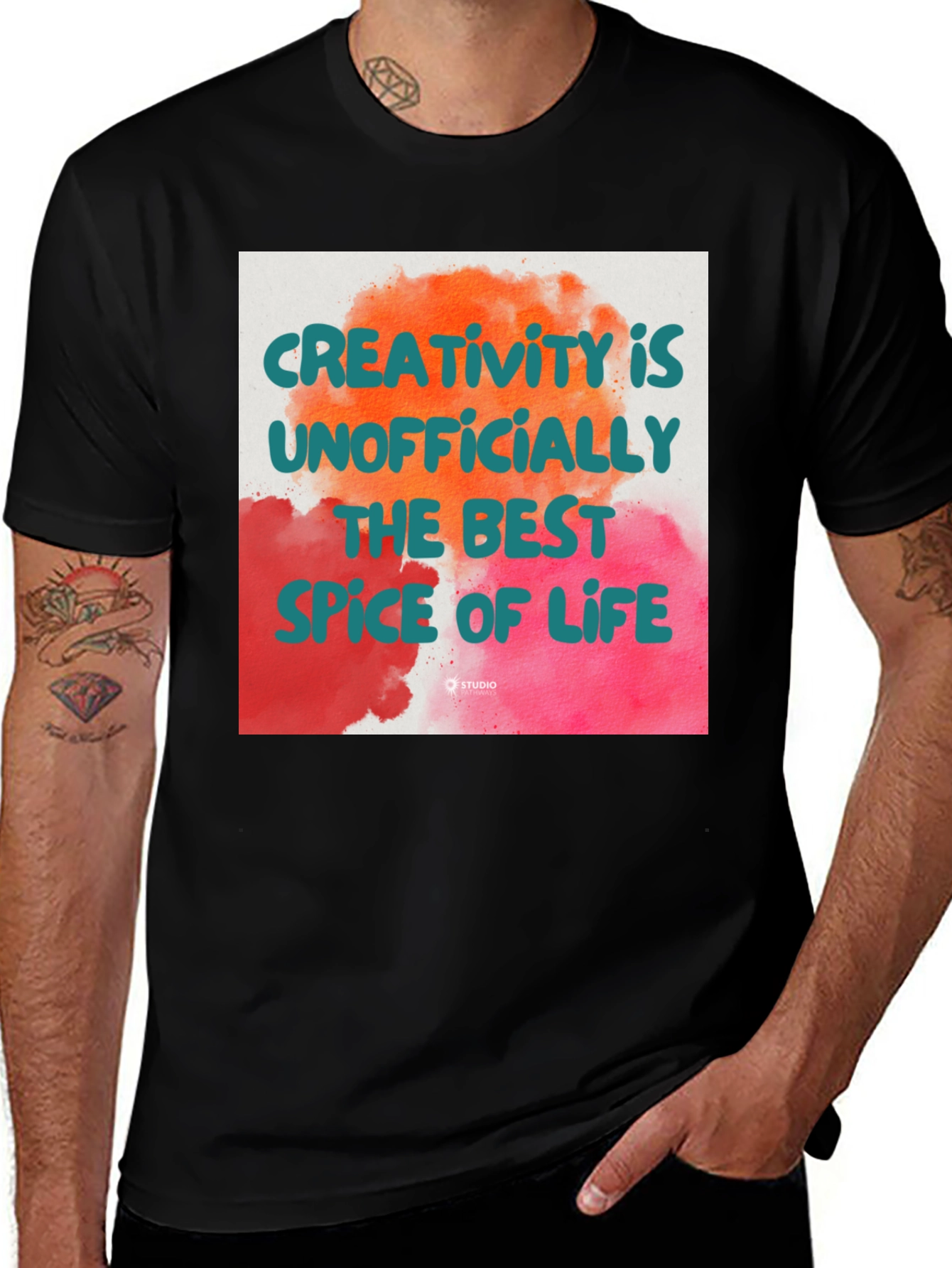 Variant 3 of Creativity Spice of Life Graphic Tee