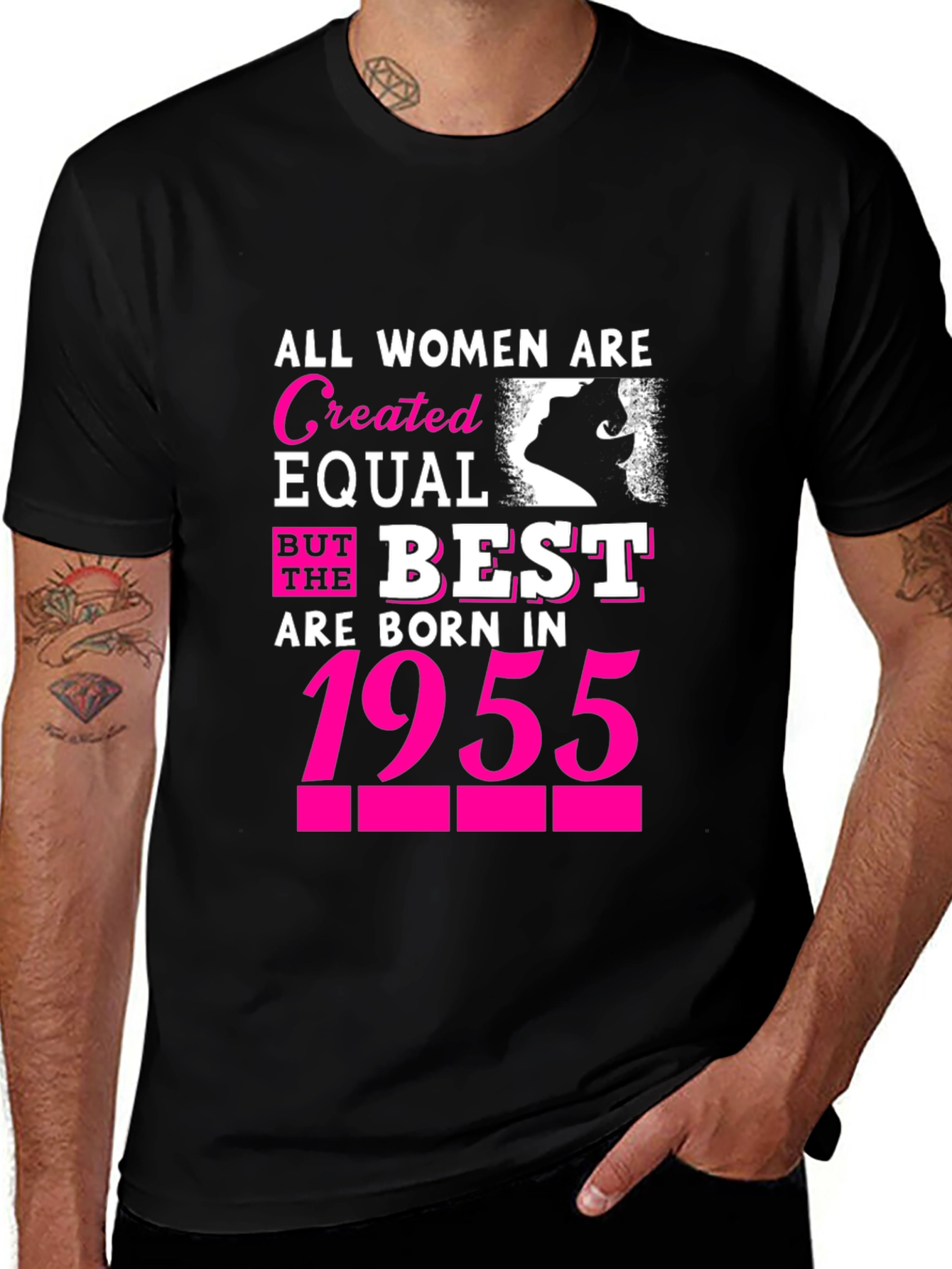 Variant 10 of Women Born in 1955 T-Shirt - Birthday Gift