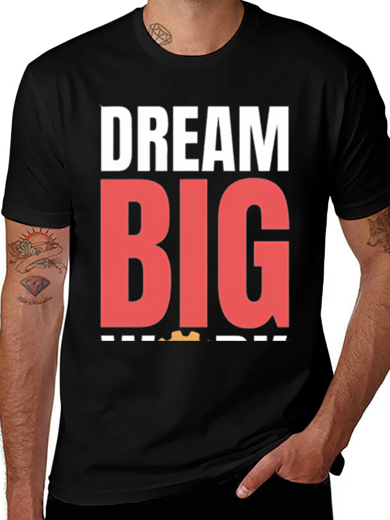 Dream Big Graphic Tee - Motivational T-Shirt