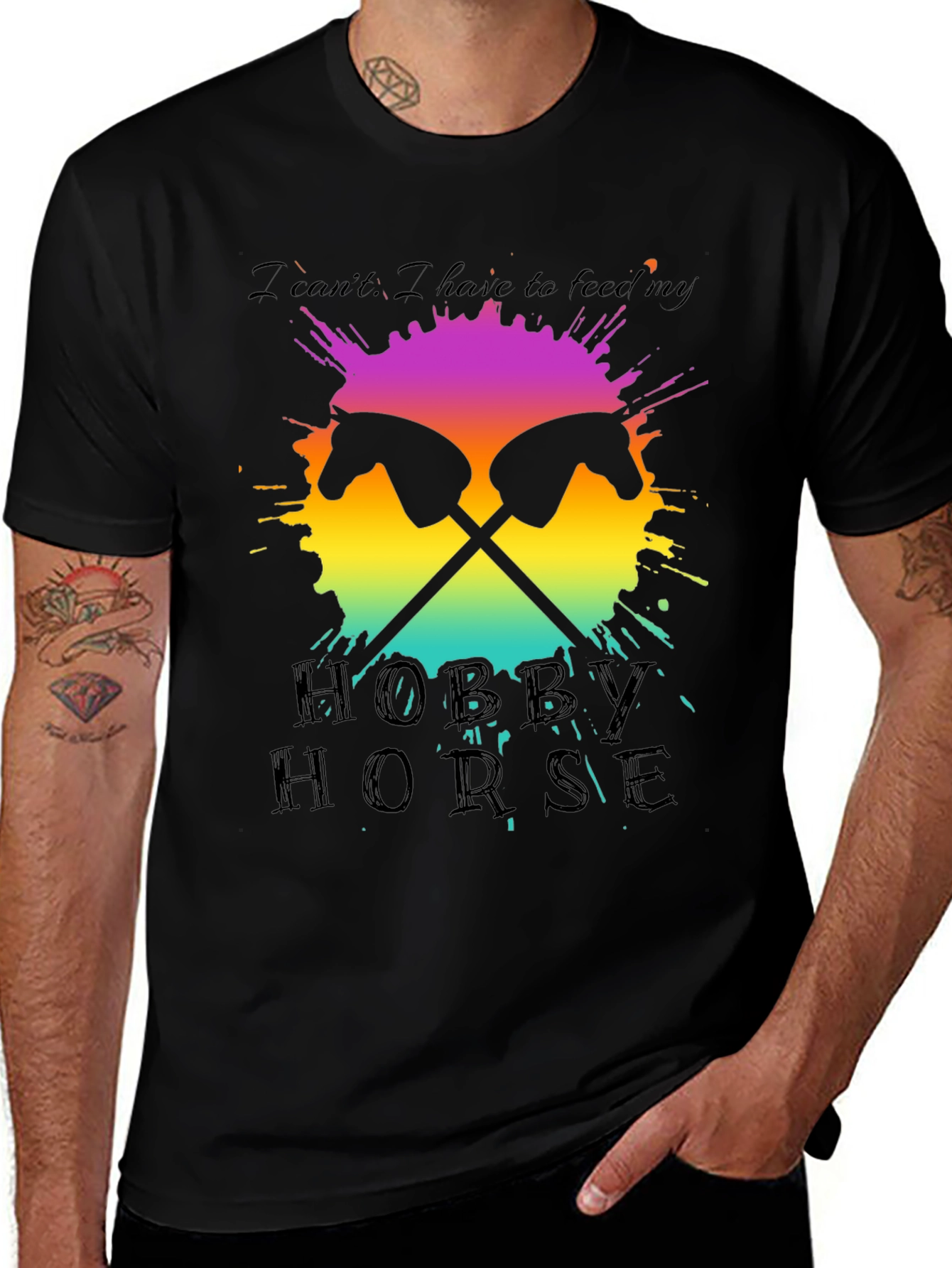 Hobby Horse Graphic Tee - Fun & Unique Design
