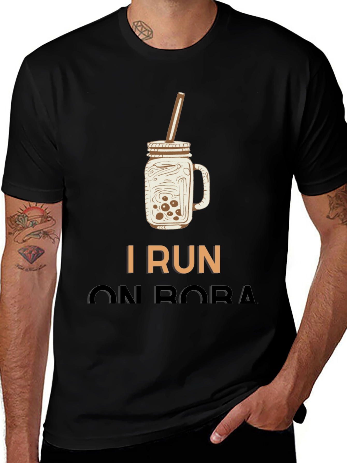 I Run On Boba T-Shirt