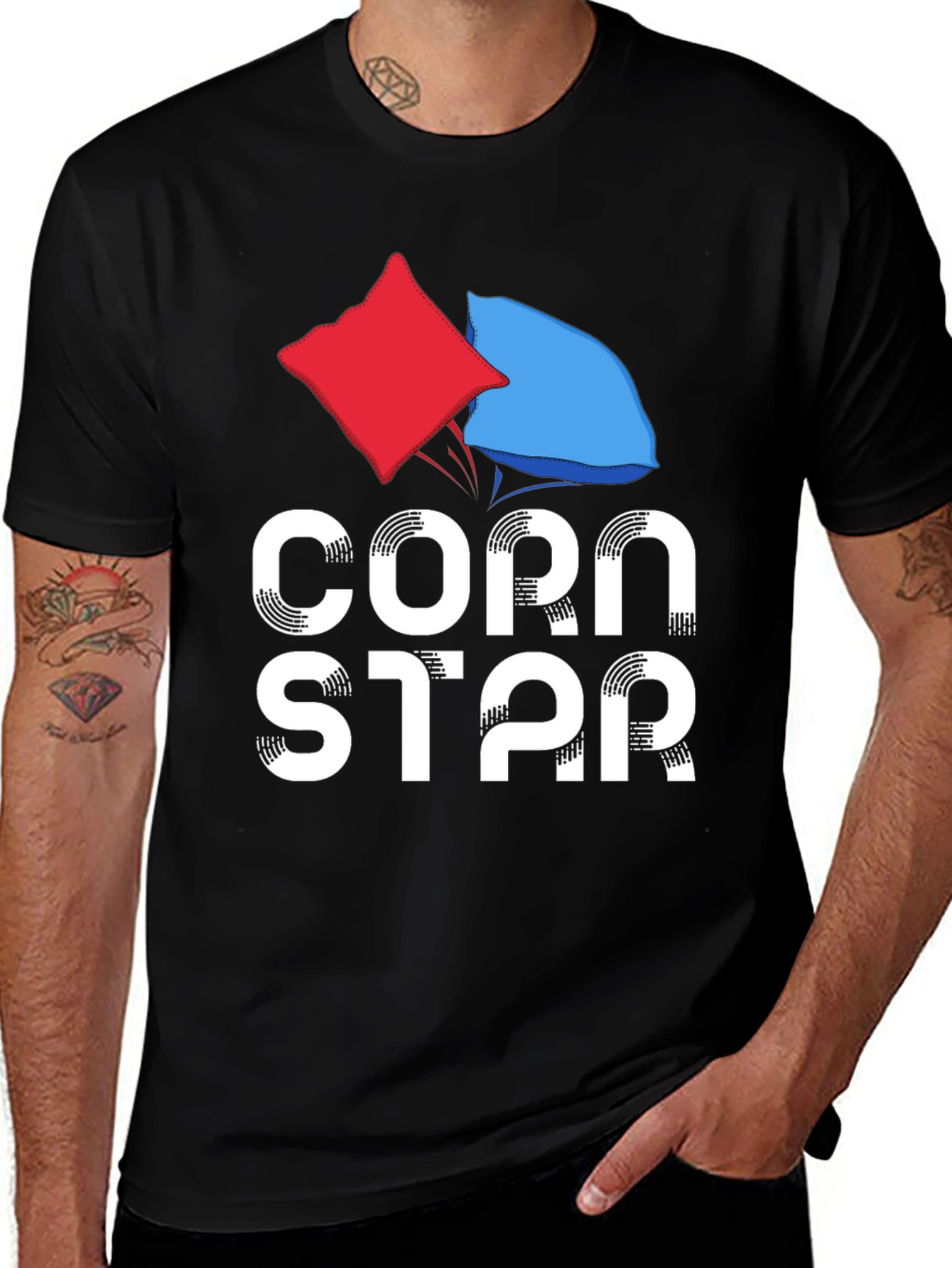 Variant 30 of Corn Star Graphic Tee - Bean Bag Toss T-Shirt