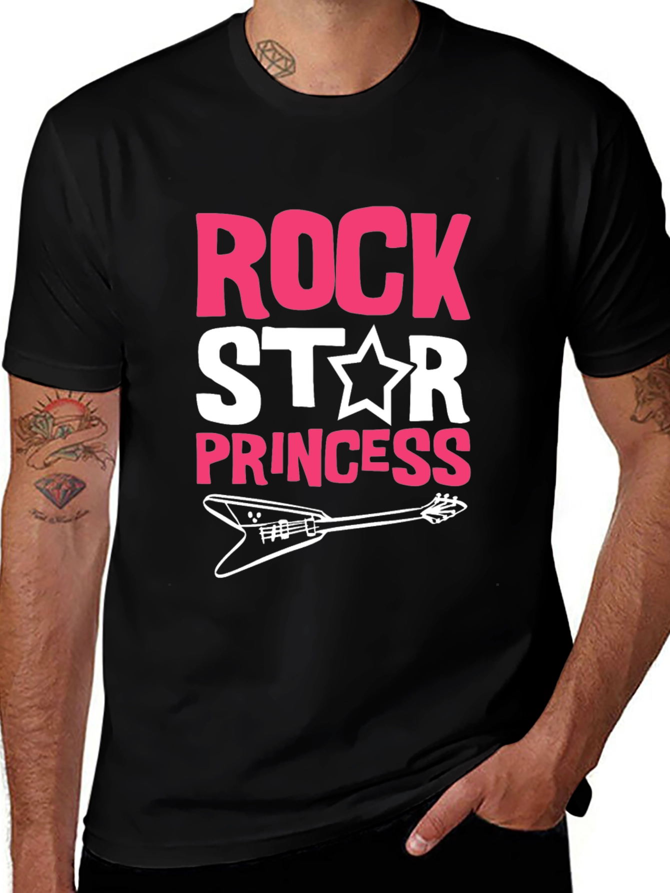 Variant 2 of Rock Star Princess Graphic Tee