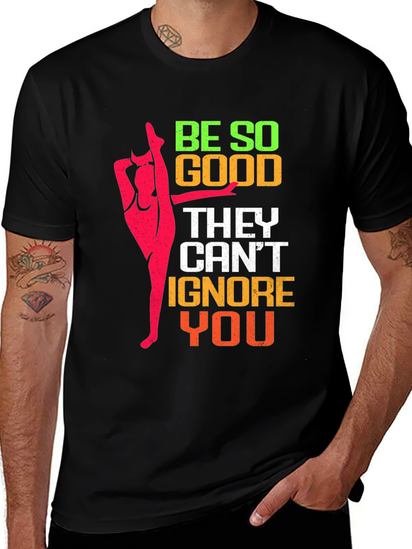 Black Be So Good Gymnastics T-Shirt main image