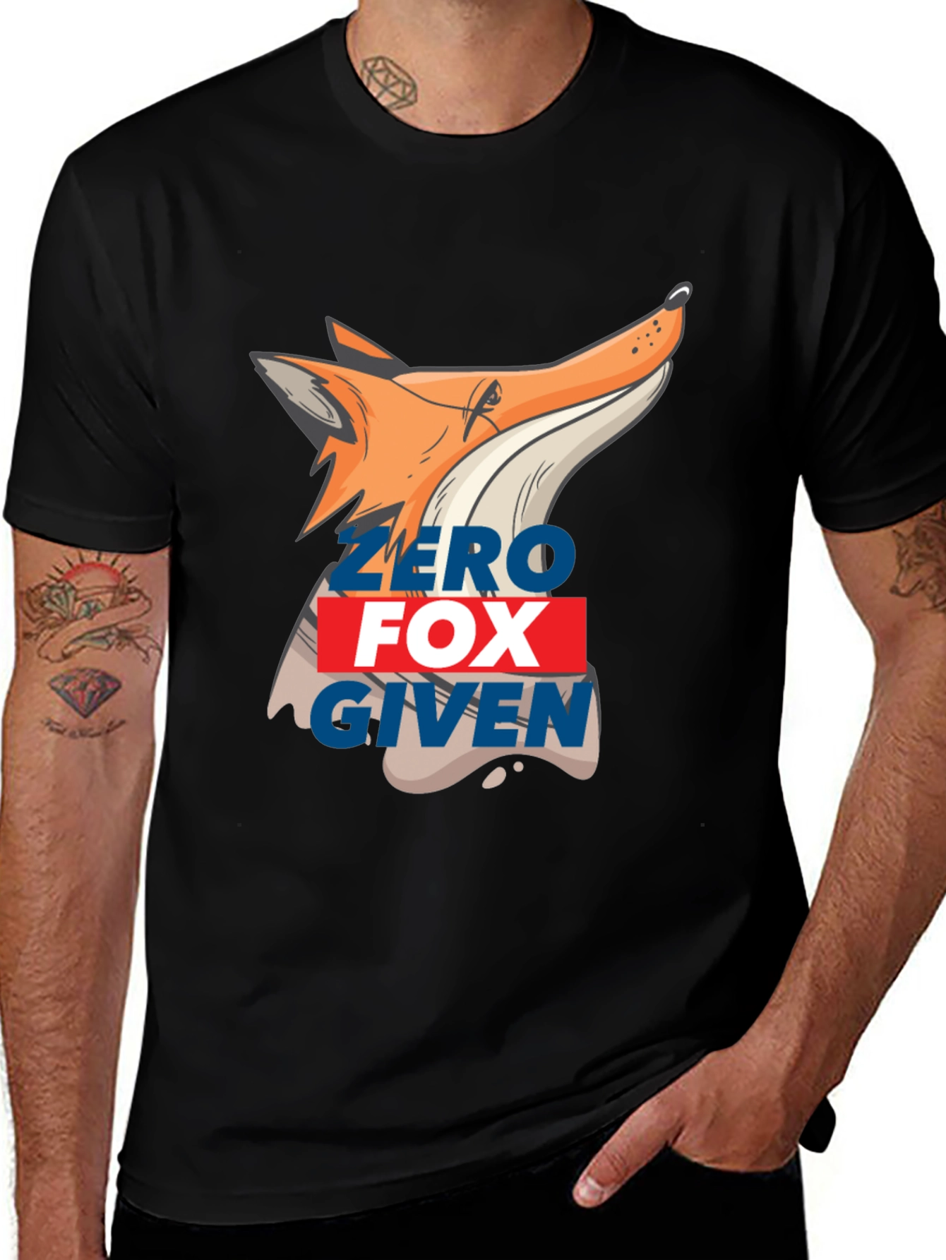 Variant 11 of Zero Fox Given Graphic Tee - Mens Humor Shirt