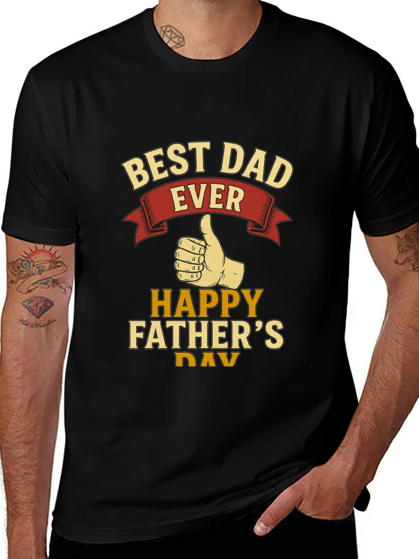 Best Dad Ever T-Shirt - Happy Father's Day Gift