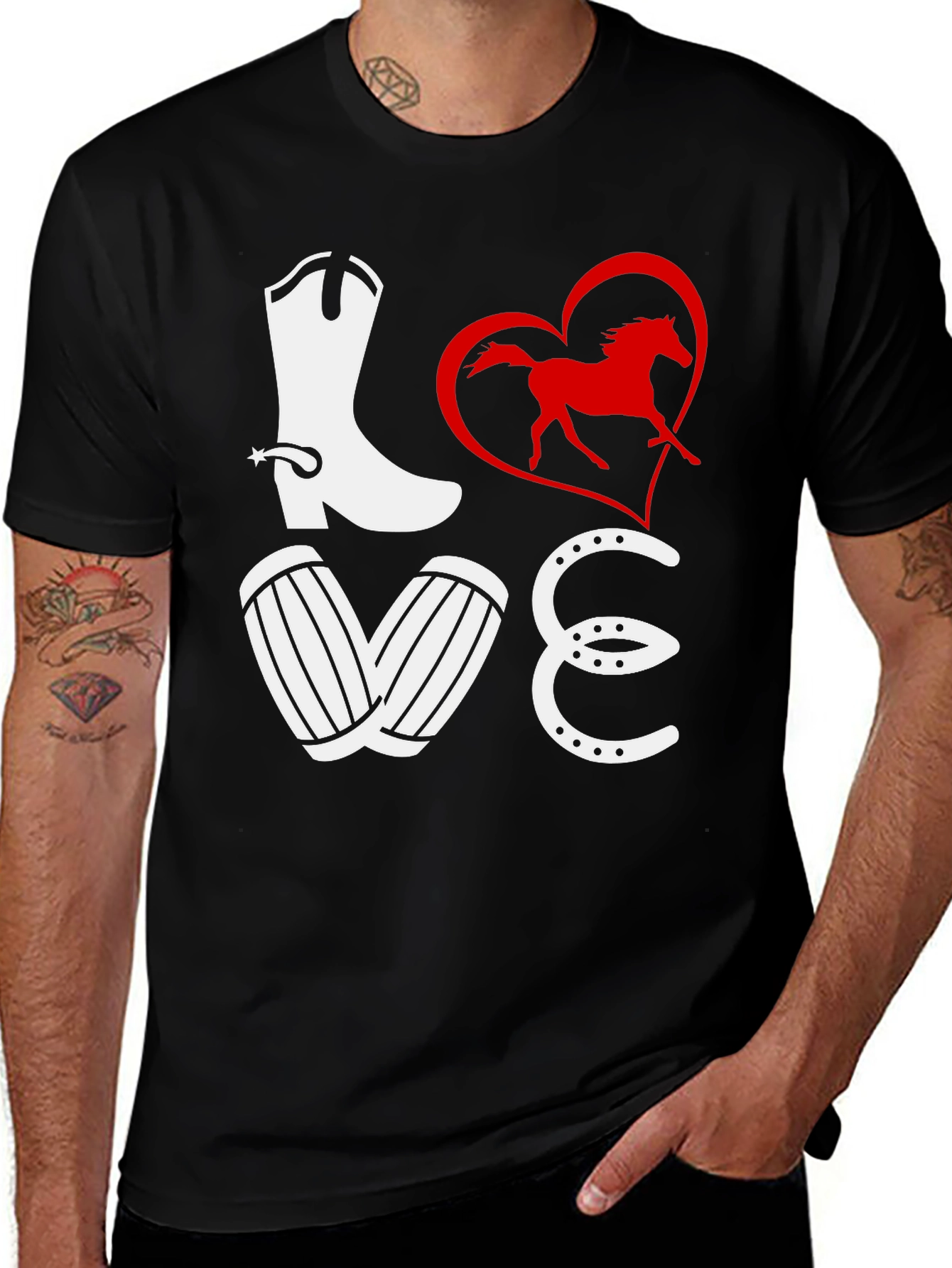 LOVE Horseback Riding T-Shirt