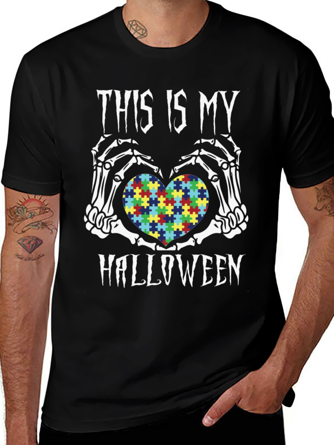 Autism Awareness Halloween T-Shirt