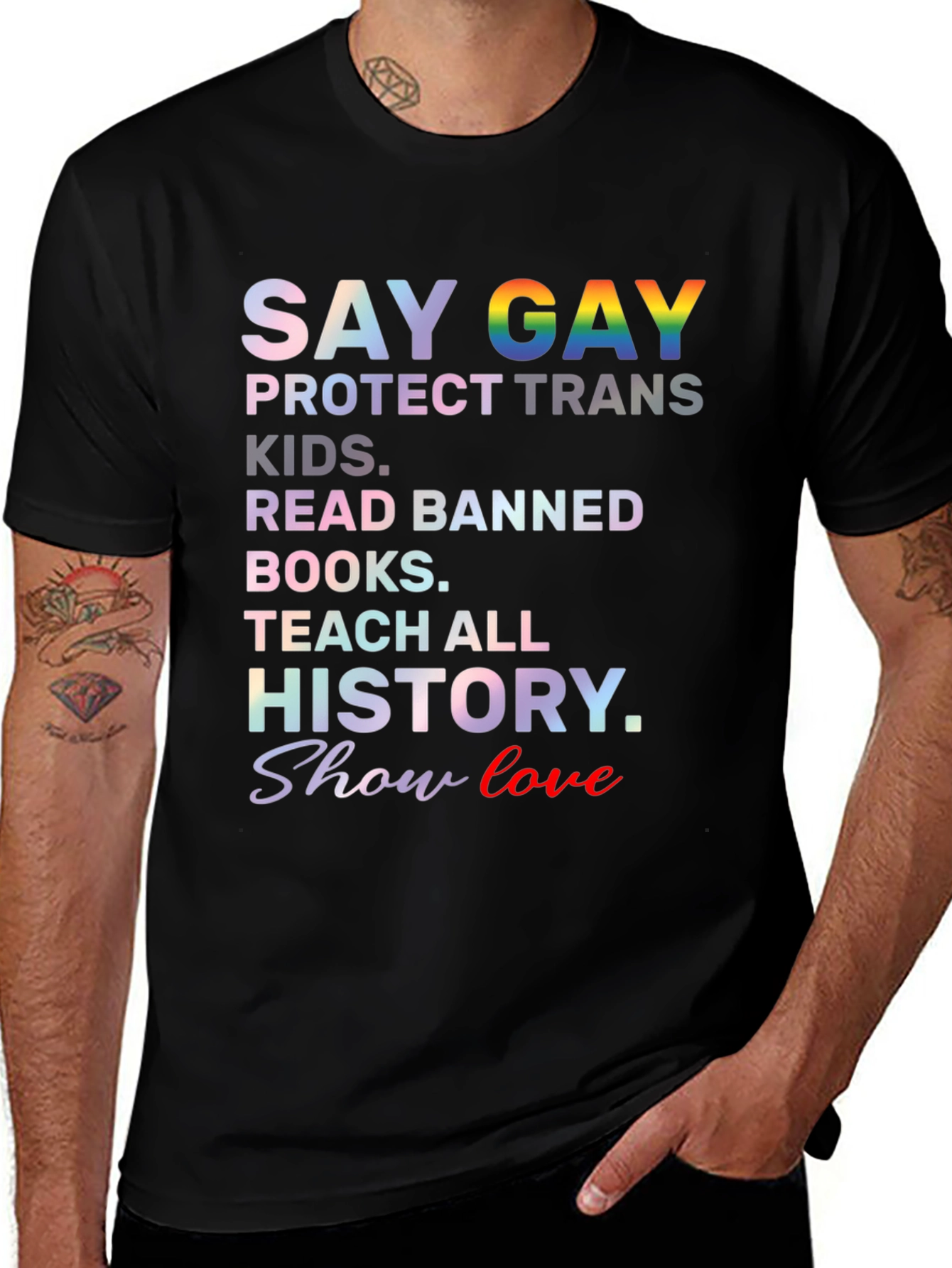 Say Gay Protect Trans Kids T-Shirt