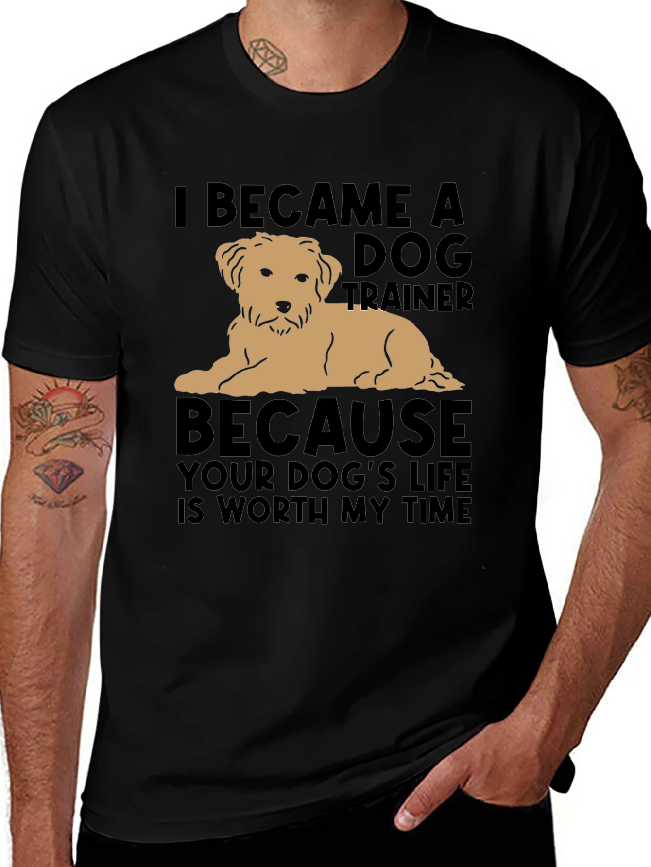 Variant 8 of Dog Trainer Tee - Because Your Dog's Life Matters