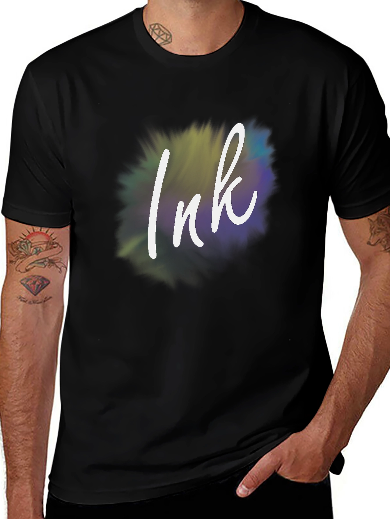 Variant 14 of Ink Splatter Graphic Tee - Stylish Unisex T-Shirt