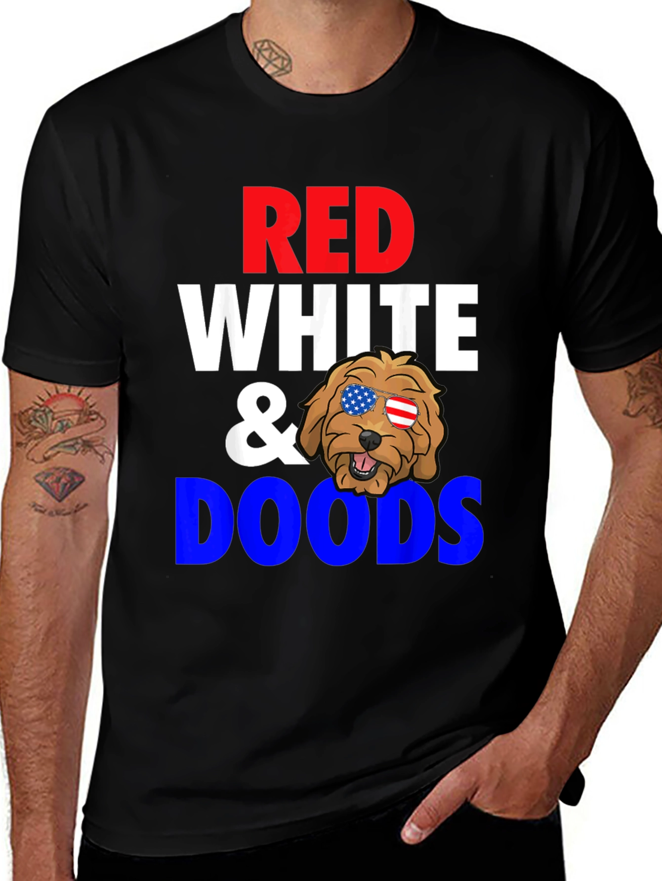 Red White & Doods Dog Lover T-Shirt