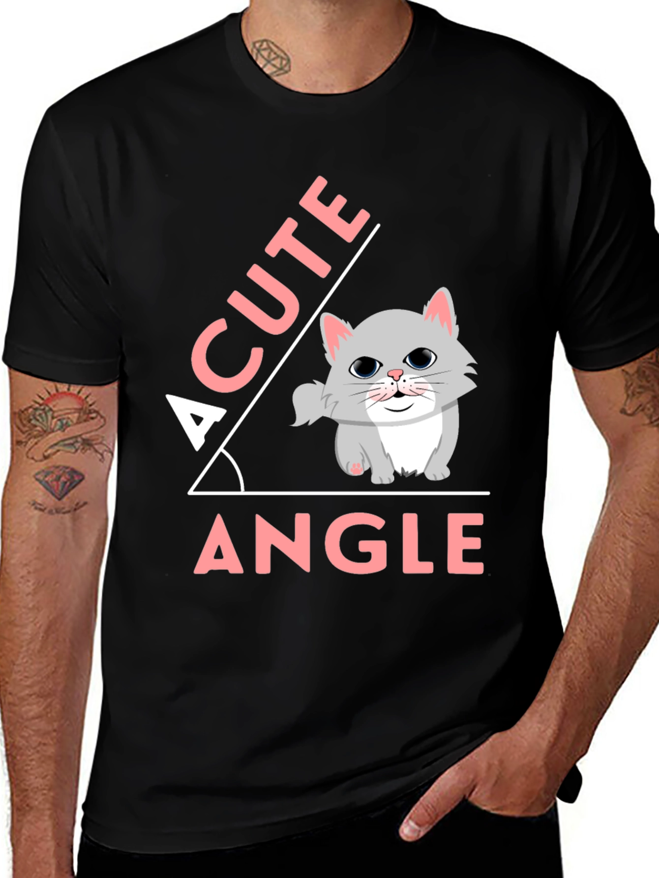 Variant 17 of Acute Angle Cat Graphic T-Shirt