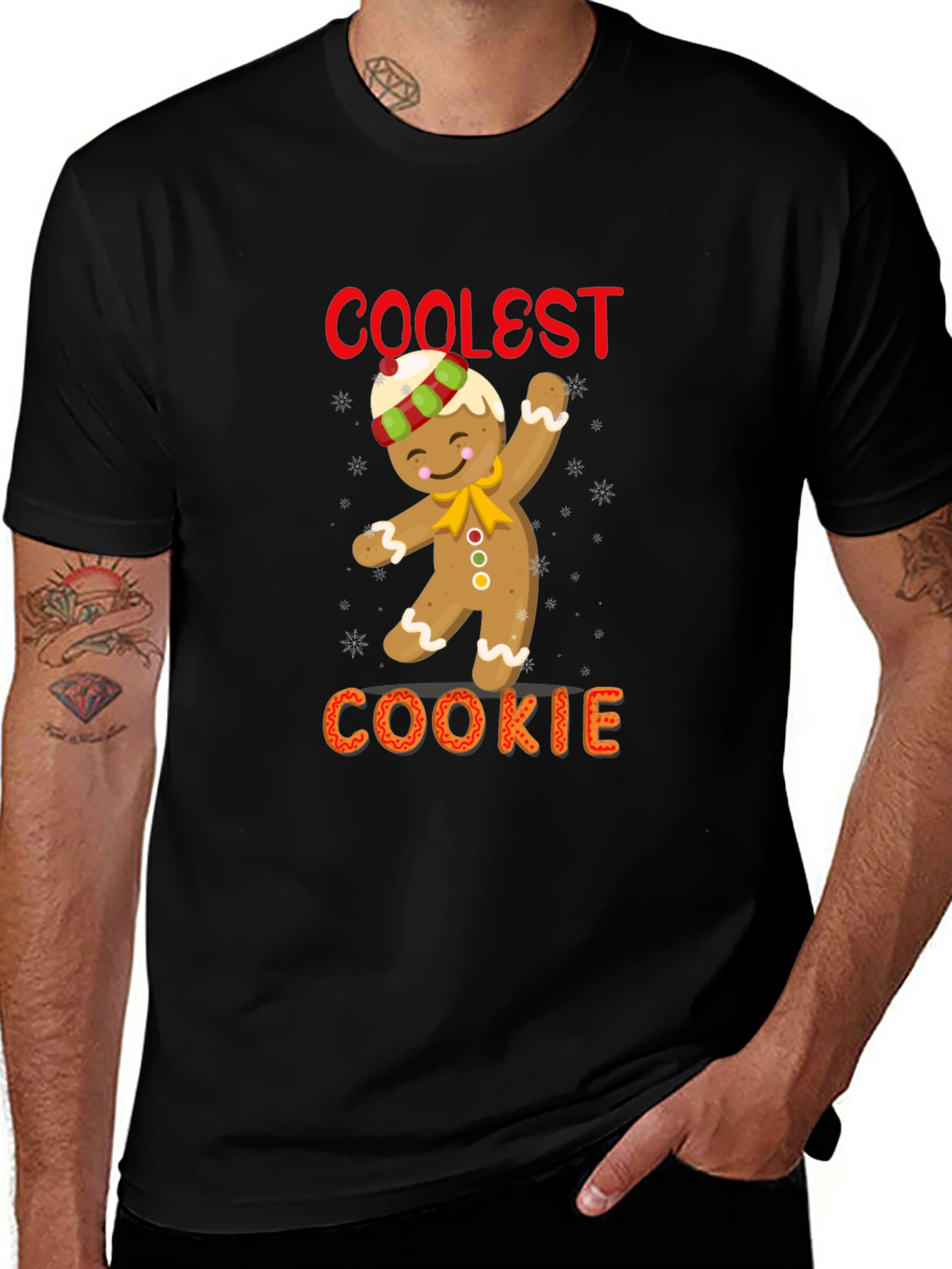 Coolest Cookie Gingerbread Christmas T-Shirt