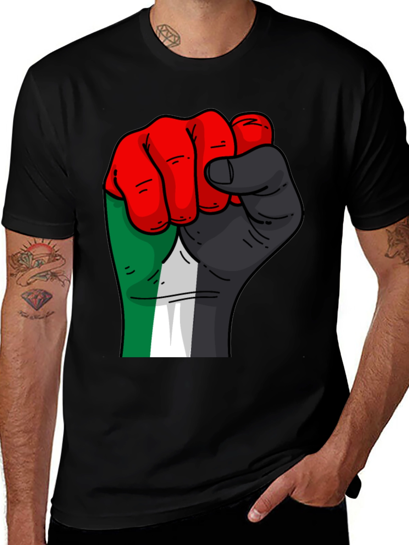 Pan-African Fist Graphic Tee