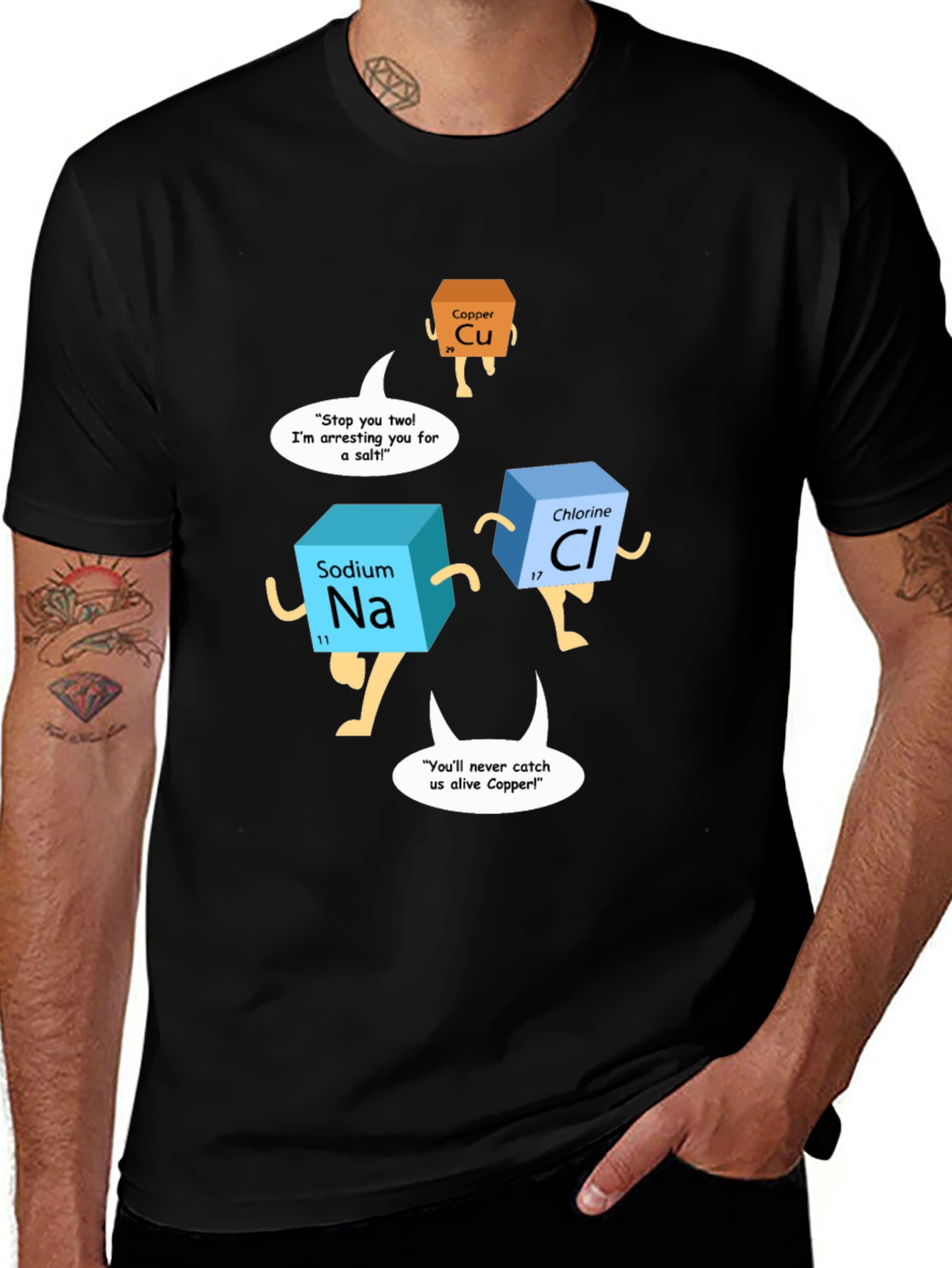Variant 8 of Funny Chemistry Elements T-Shirt