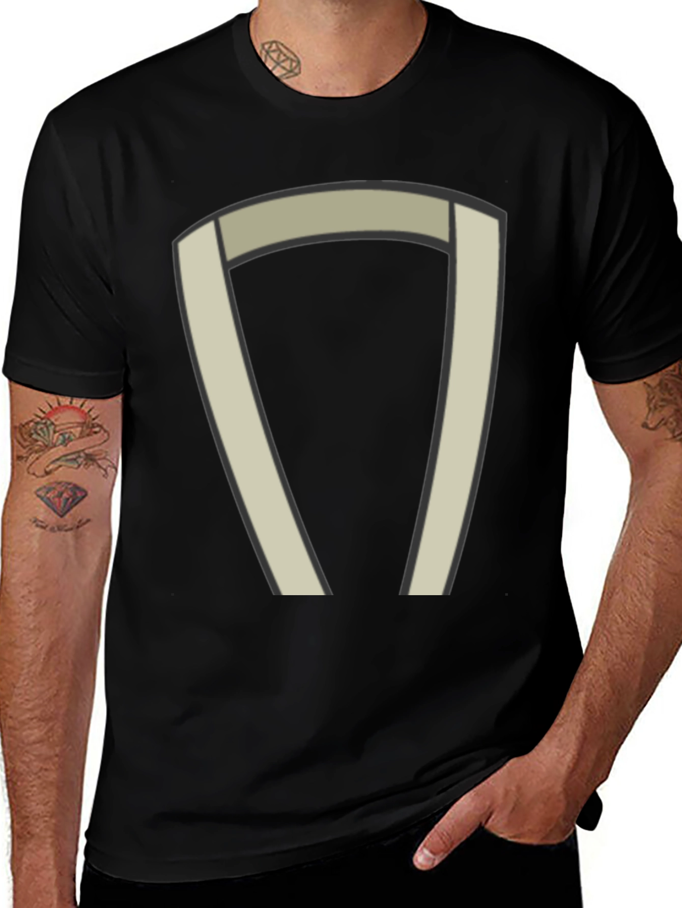 Variant 30 of Minimalist Arch Graphic T-Shirt - Modern Casual Tee