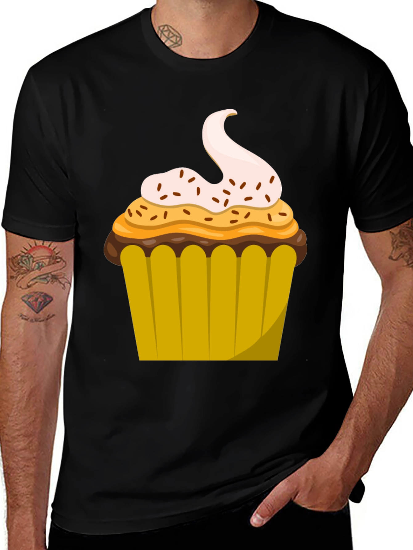 Cupcake Graphic Tee - Sweet Tooth Fashion