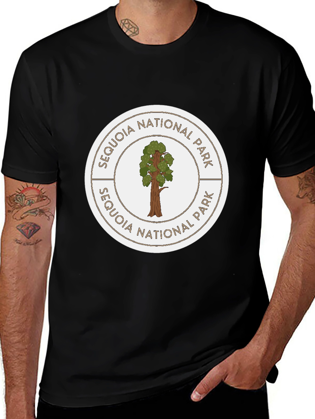 Variant 9 of Sequoia National Park Tree Graphic Tee