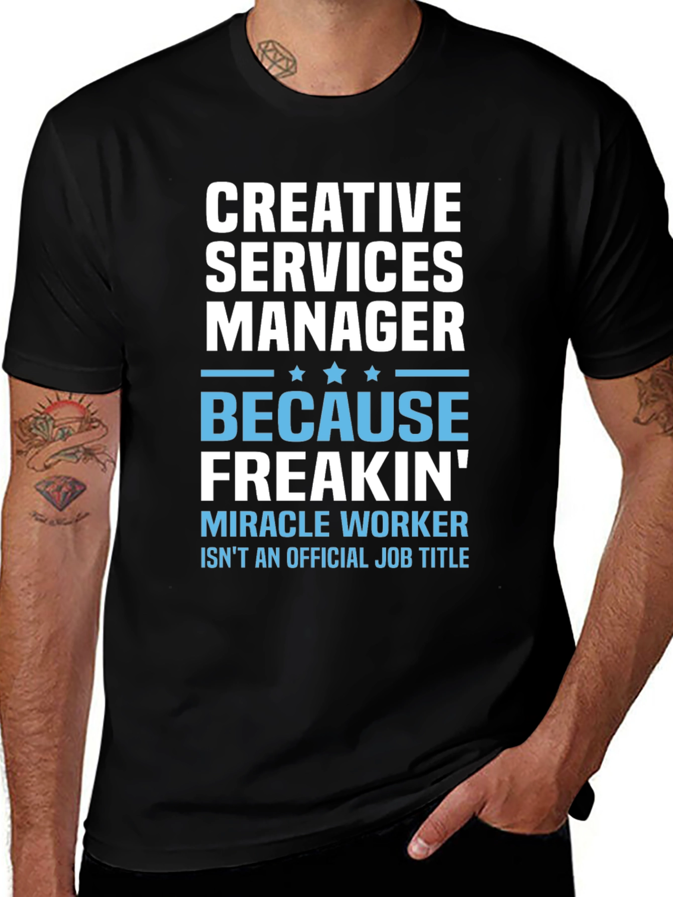 Variant 9 of Creative Services Manager Funny T-Shirt