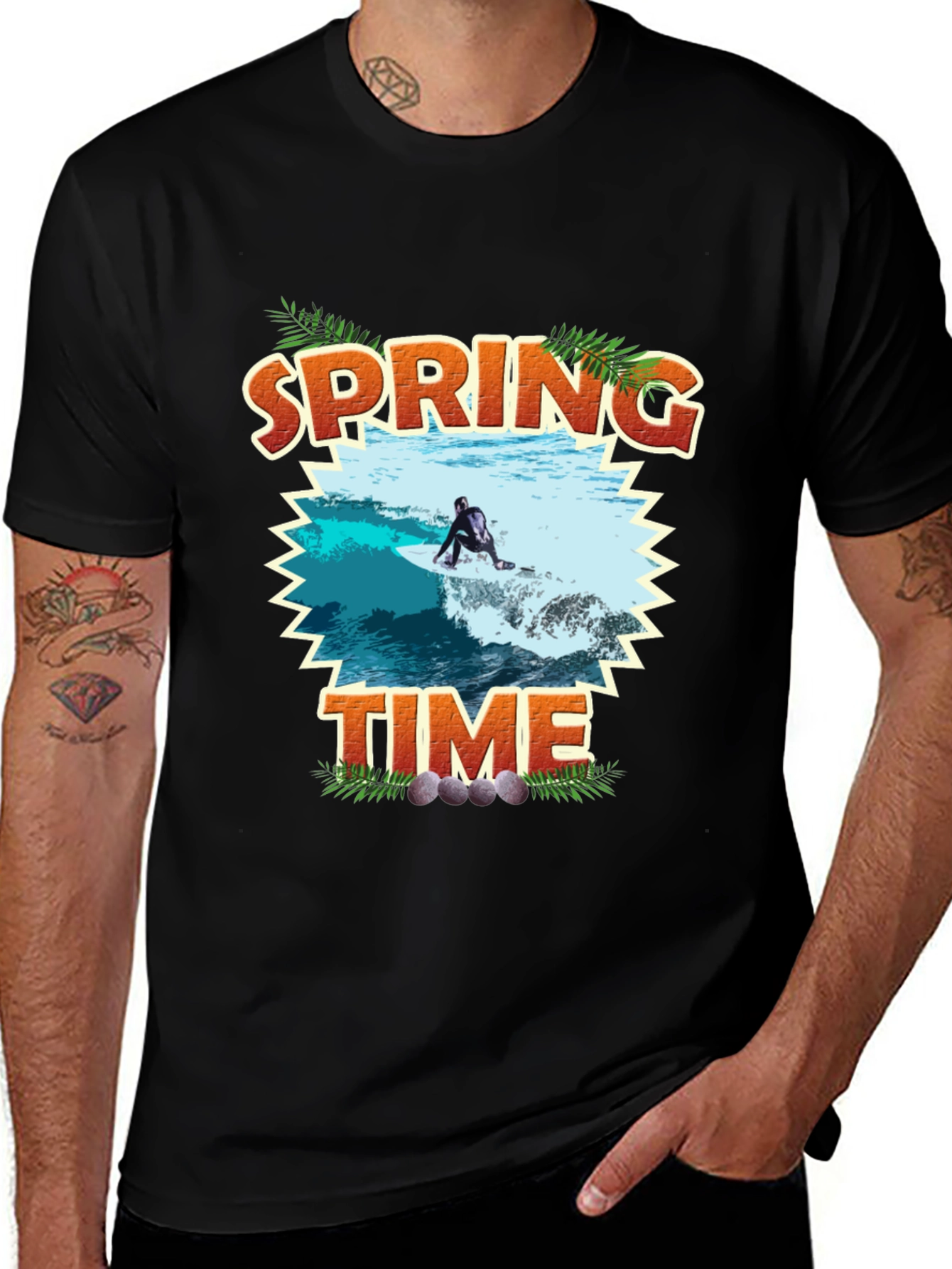 Variant 11 of Spring Time Surfer T-Shirt