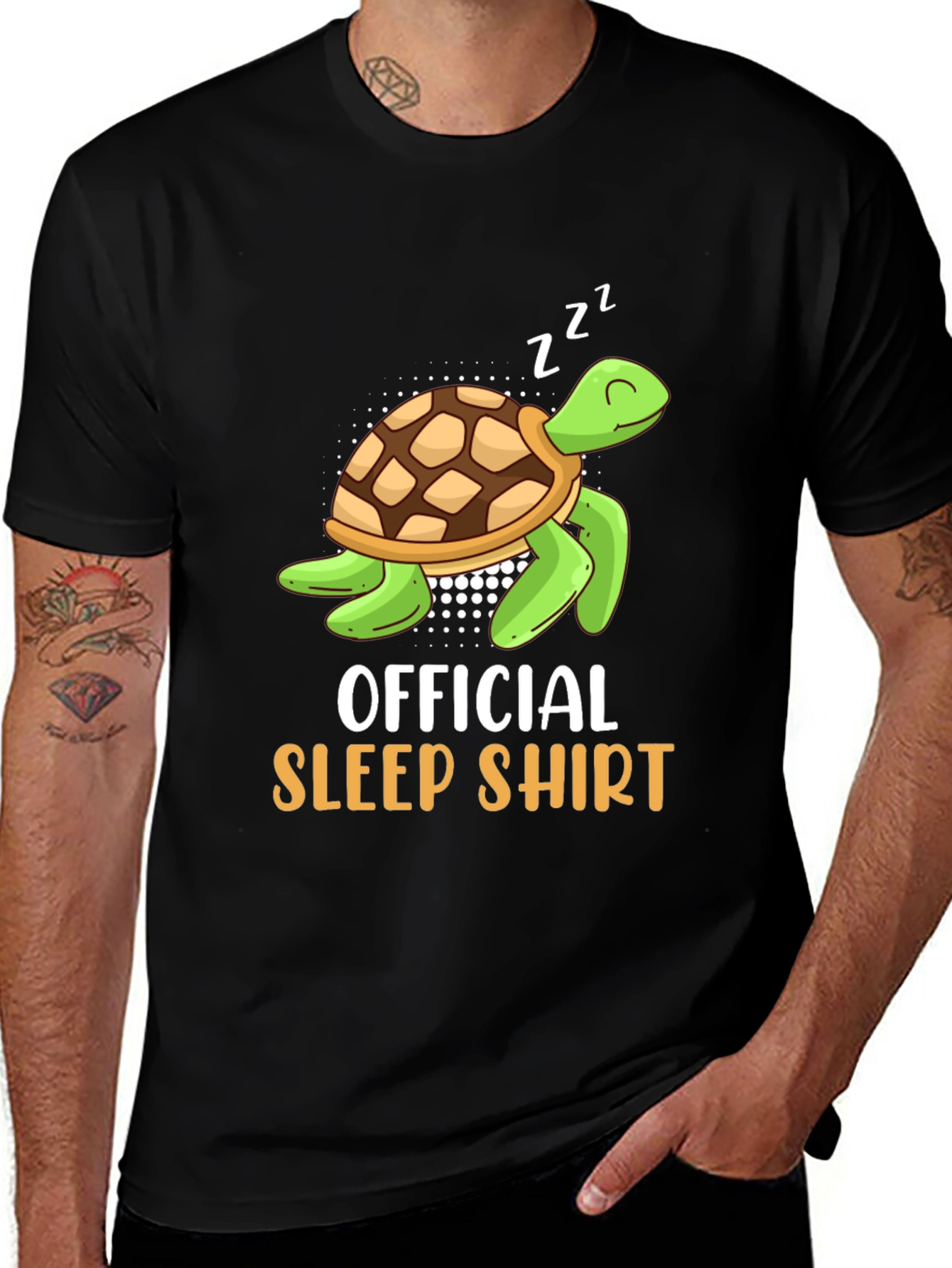 Variant 20 of Official Sleep Shirt - Cute Turtle Tee