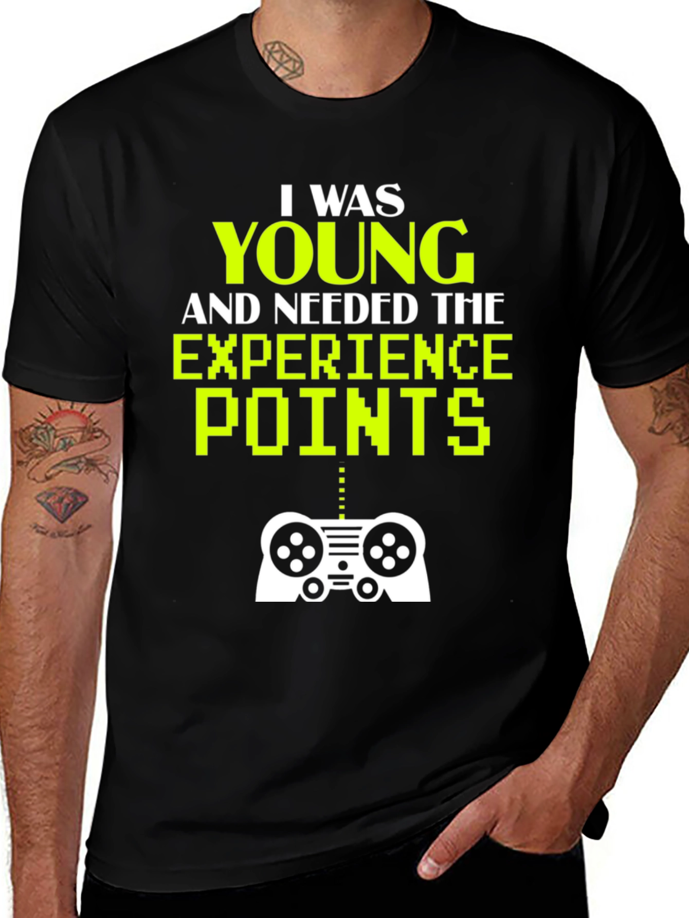Variant 14 of Gaming T-Shirt - I Was Young and Needed XP