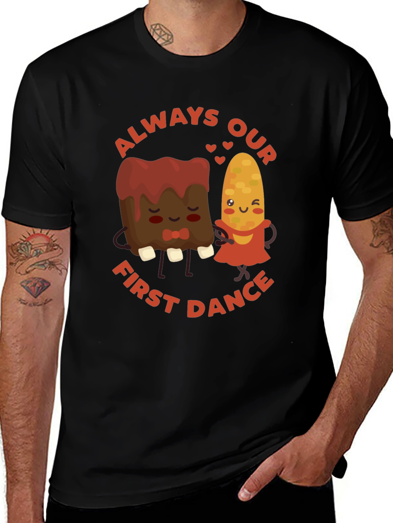 Variant 23 of Ribs and Corn "Our First Dance" T-Shirt