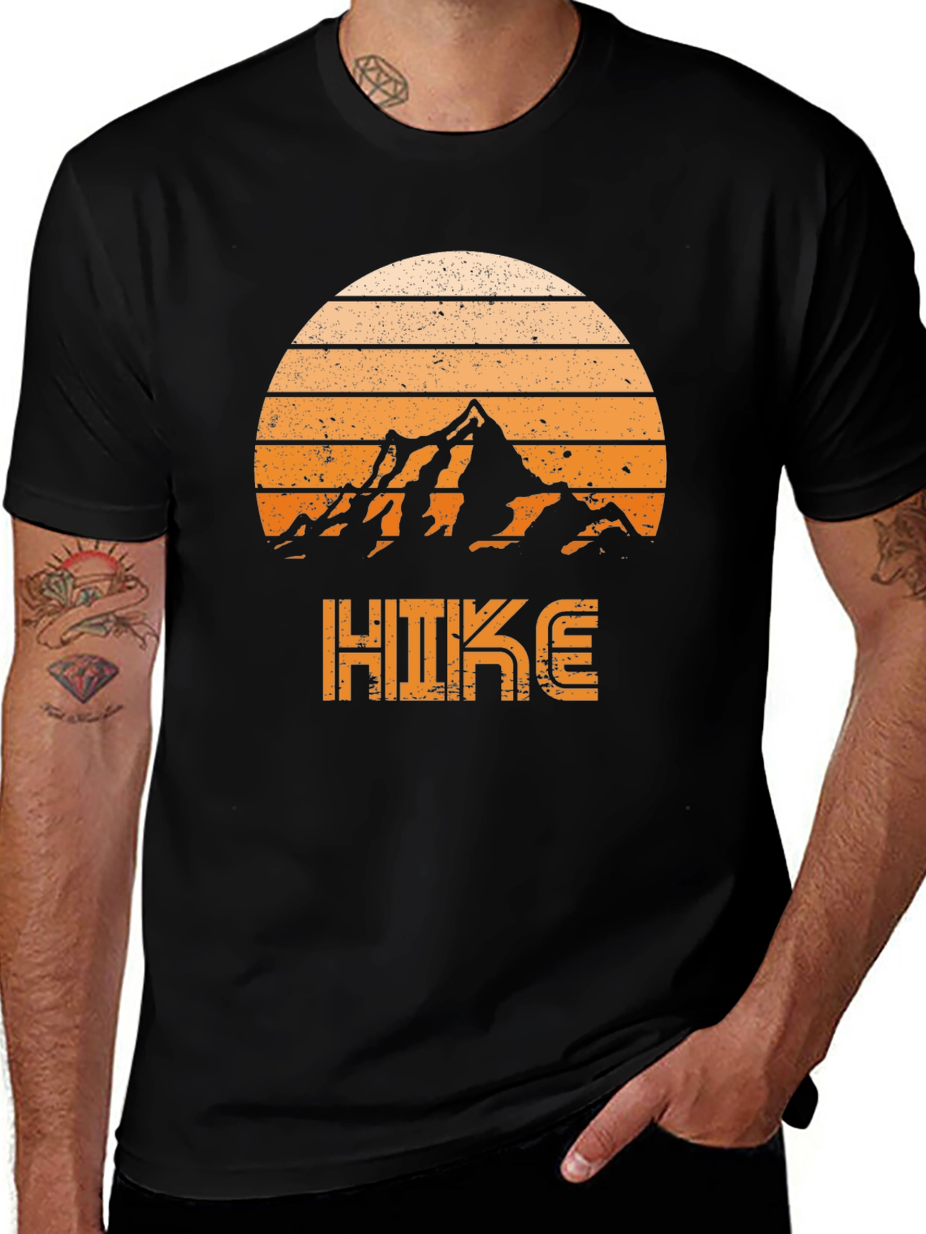 Variant 18 of Hike Mountain Retro Graphic T-Shirt