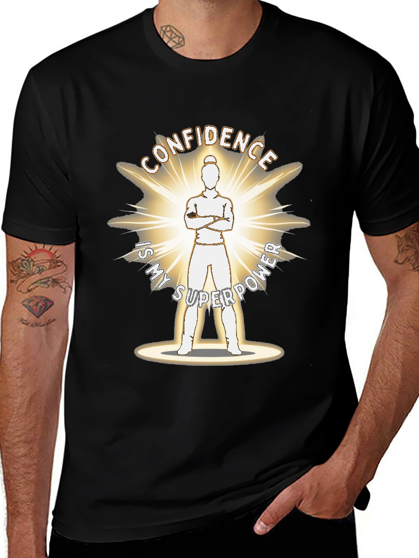 Variant 10 of Confidence is My Superpower Graphic Tee
