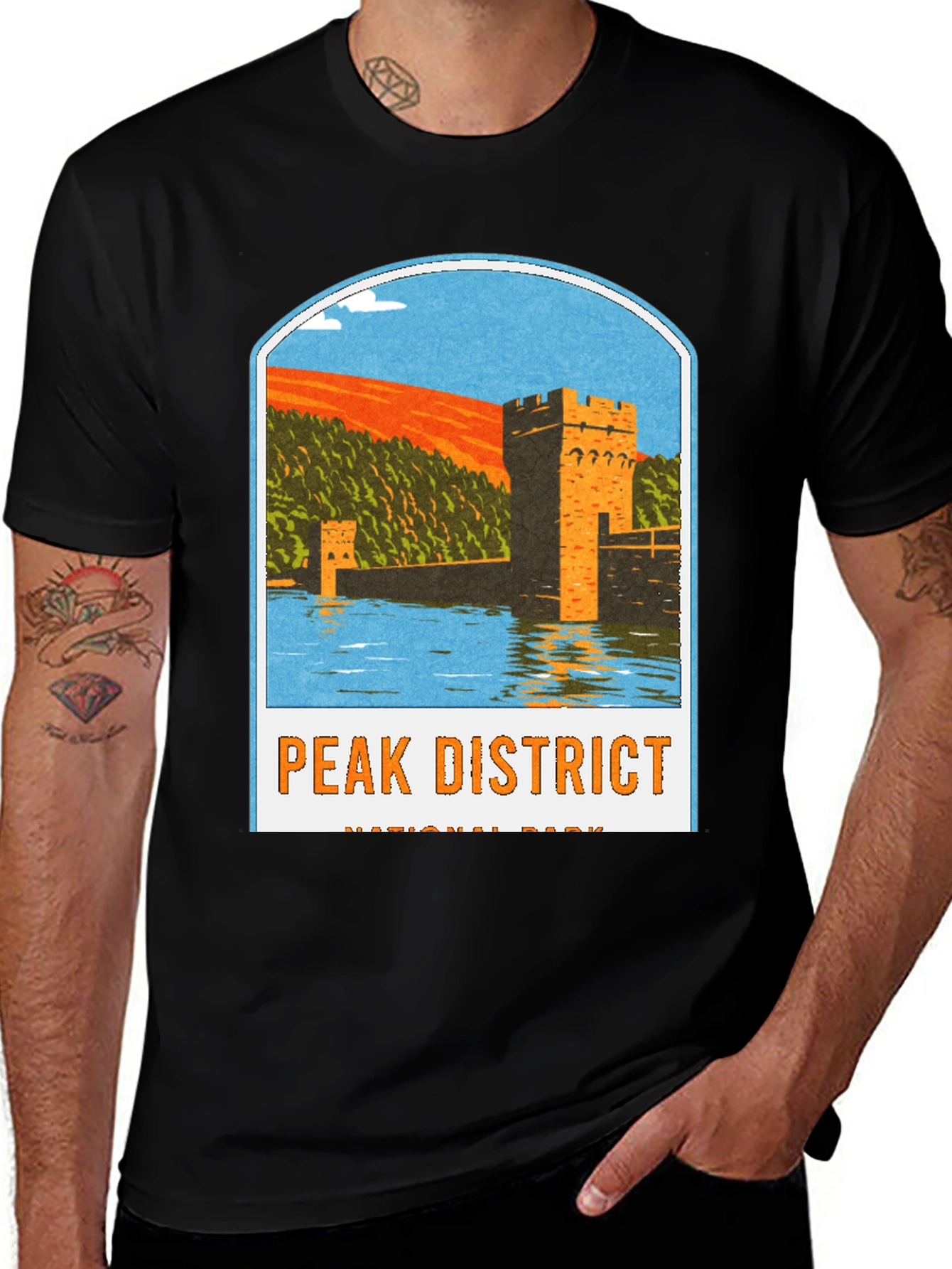 Variant 13 of Peak District National Park T-Shirt