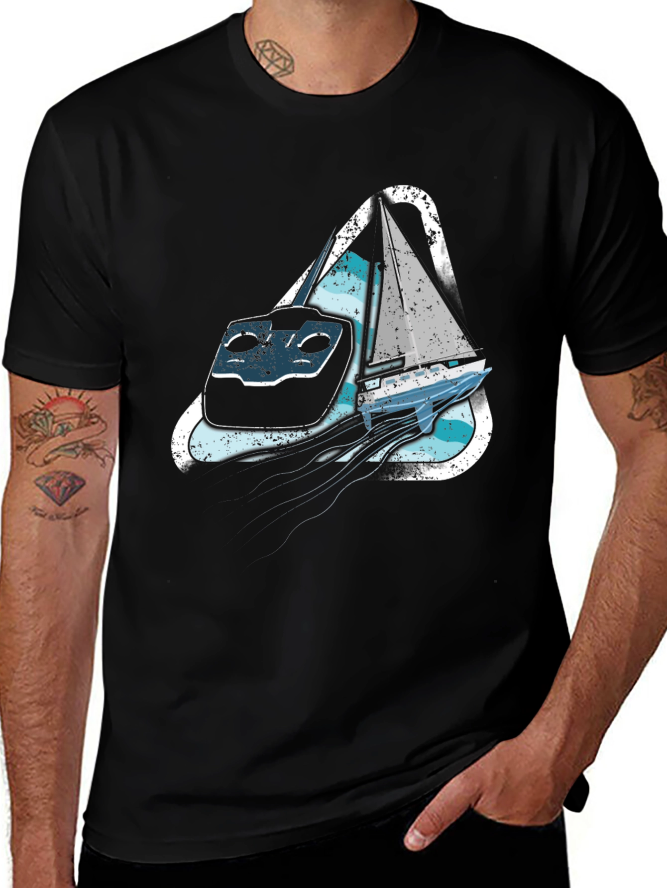 Remote Control Sailboat T-Shirt: Nautical RC Sailing Tee