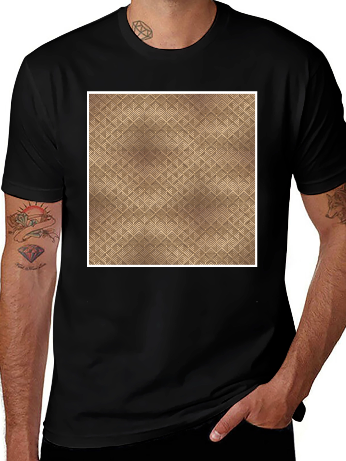 Variant 16 of Patterned Tee: Modern Style, Casual Comfort
