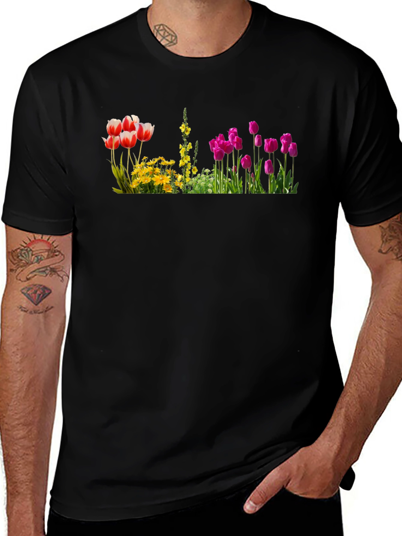 Variant 19 of Floral T-Shirt