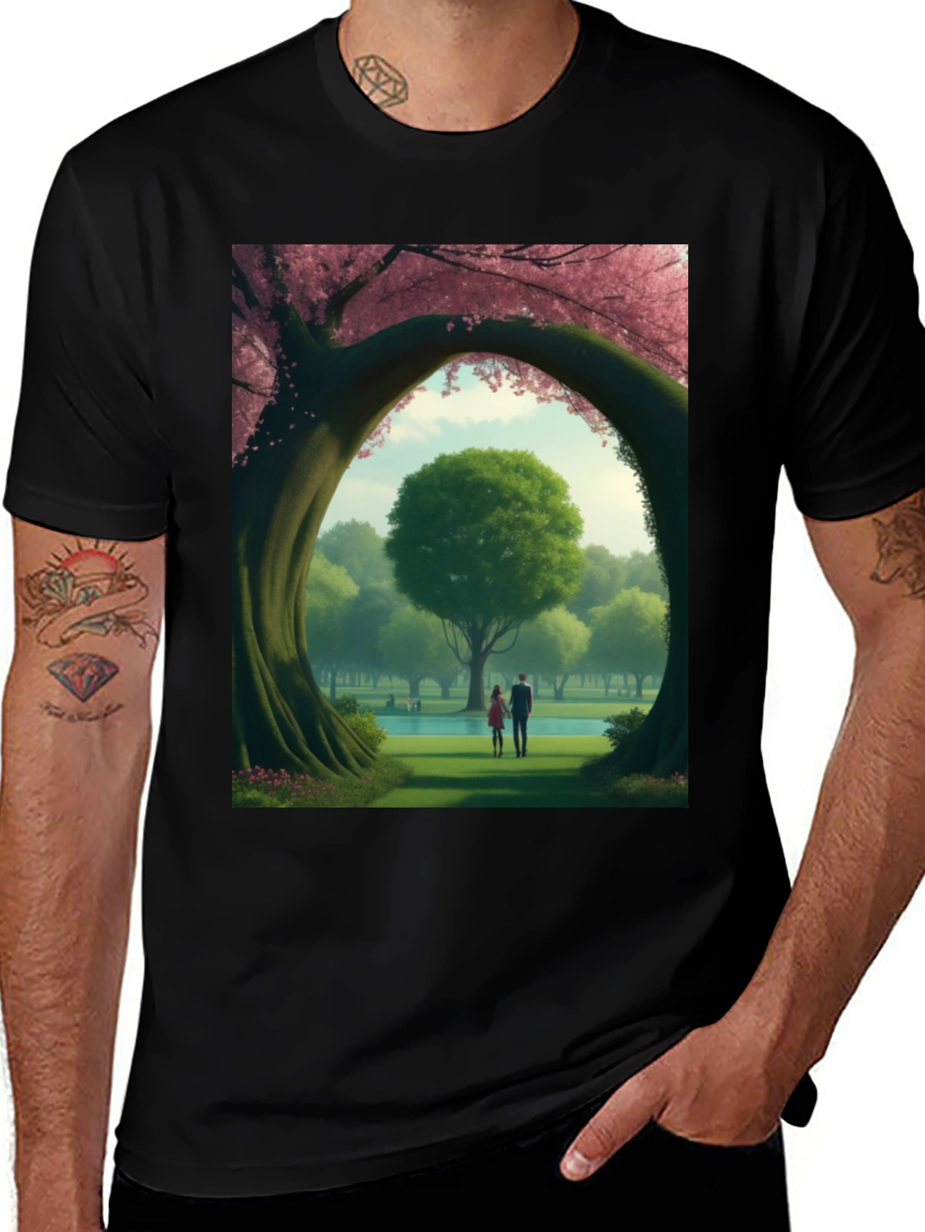 Variant 10 of Nature's Embrace Tee
