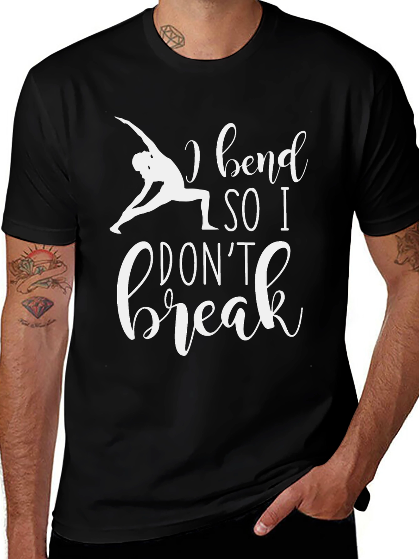 Variant 8 of I Bend So I Don't Break Graphic Tee