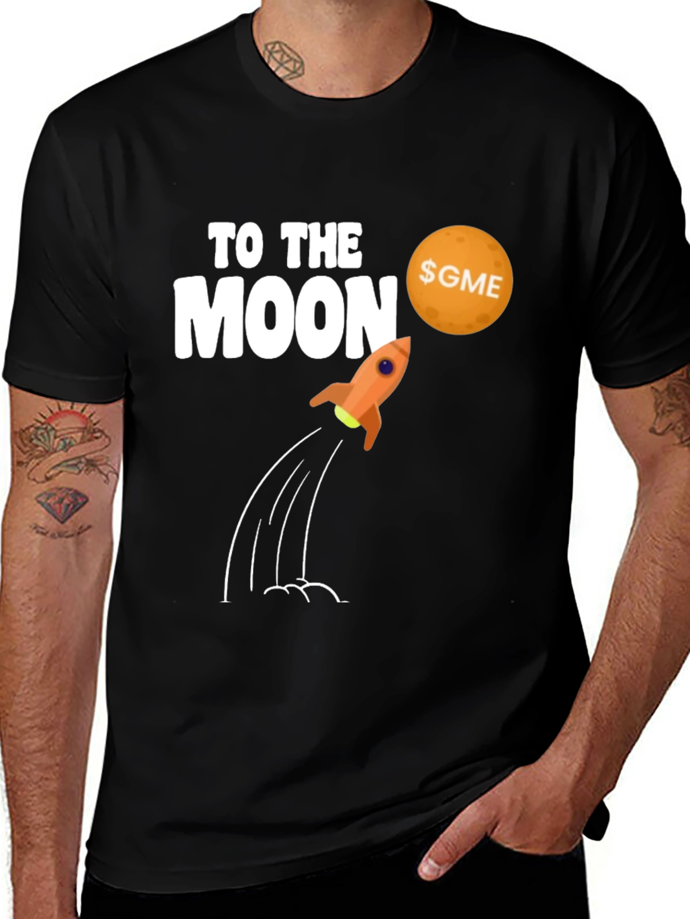 To The Moon GME Graphic Tee