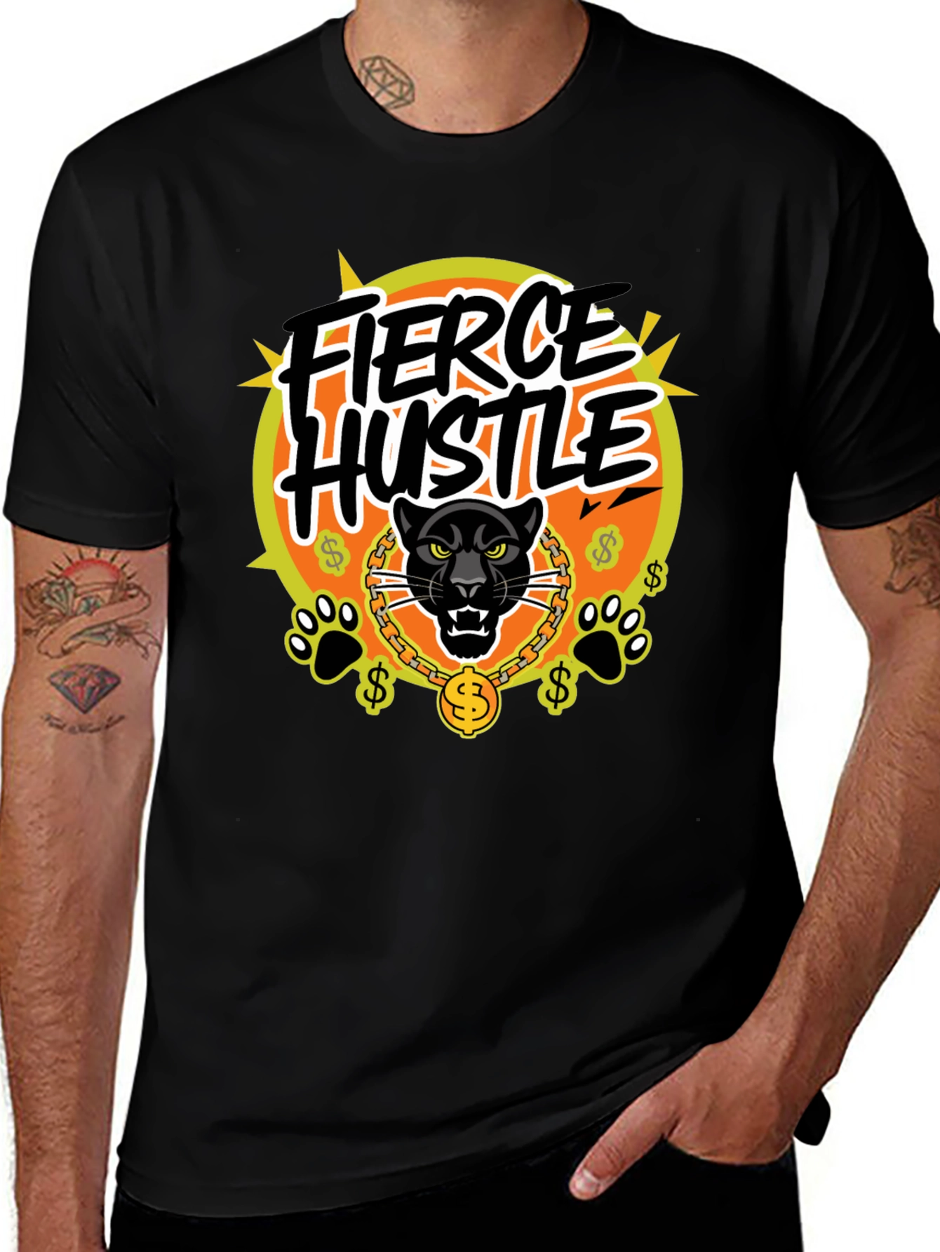 Variant 22 of Fierce Hustle Graphic Tee