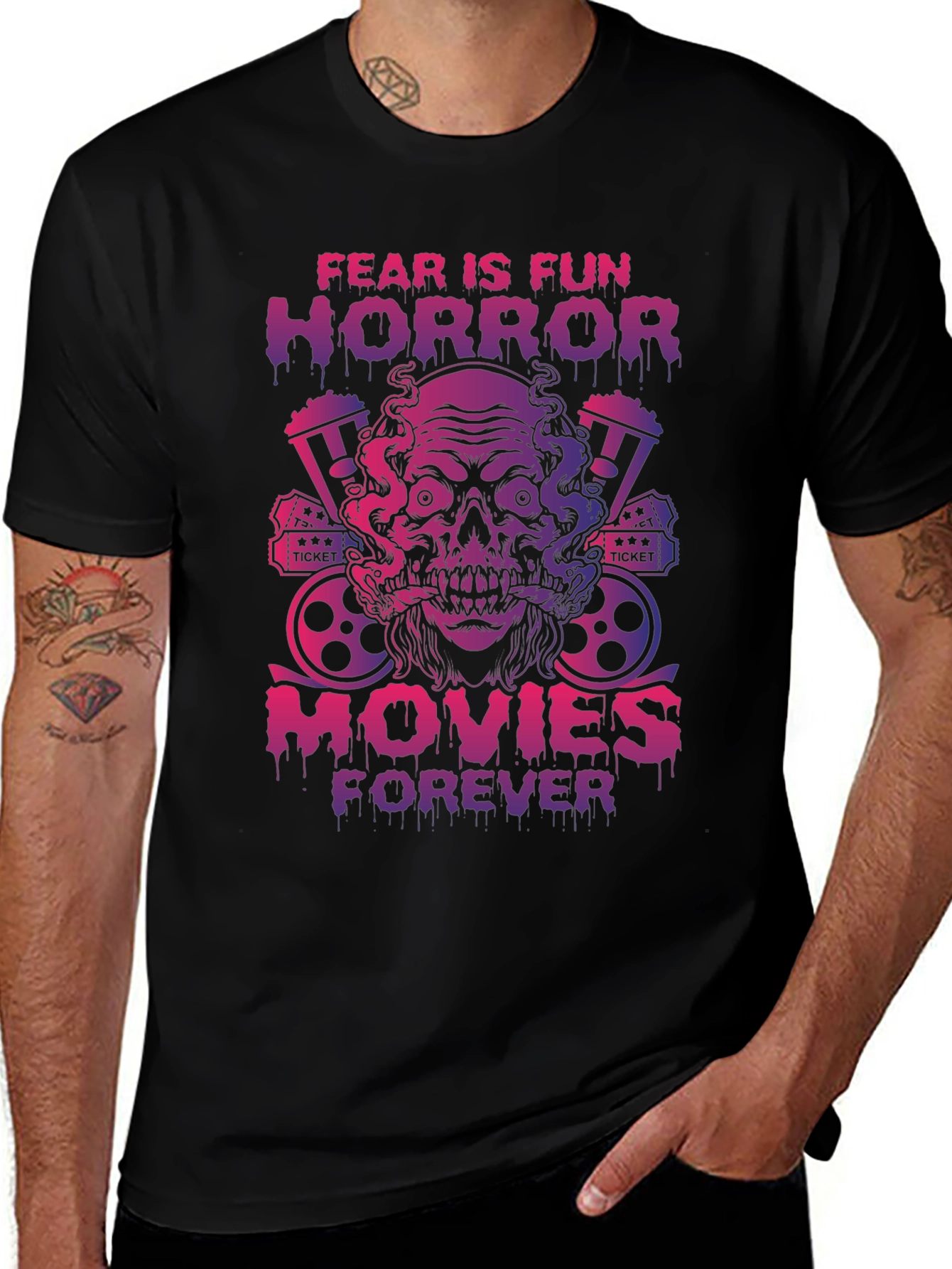 Variant 18 of Fear is Fun Horror Movies T-Shirt